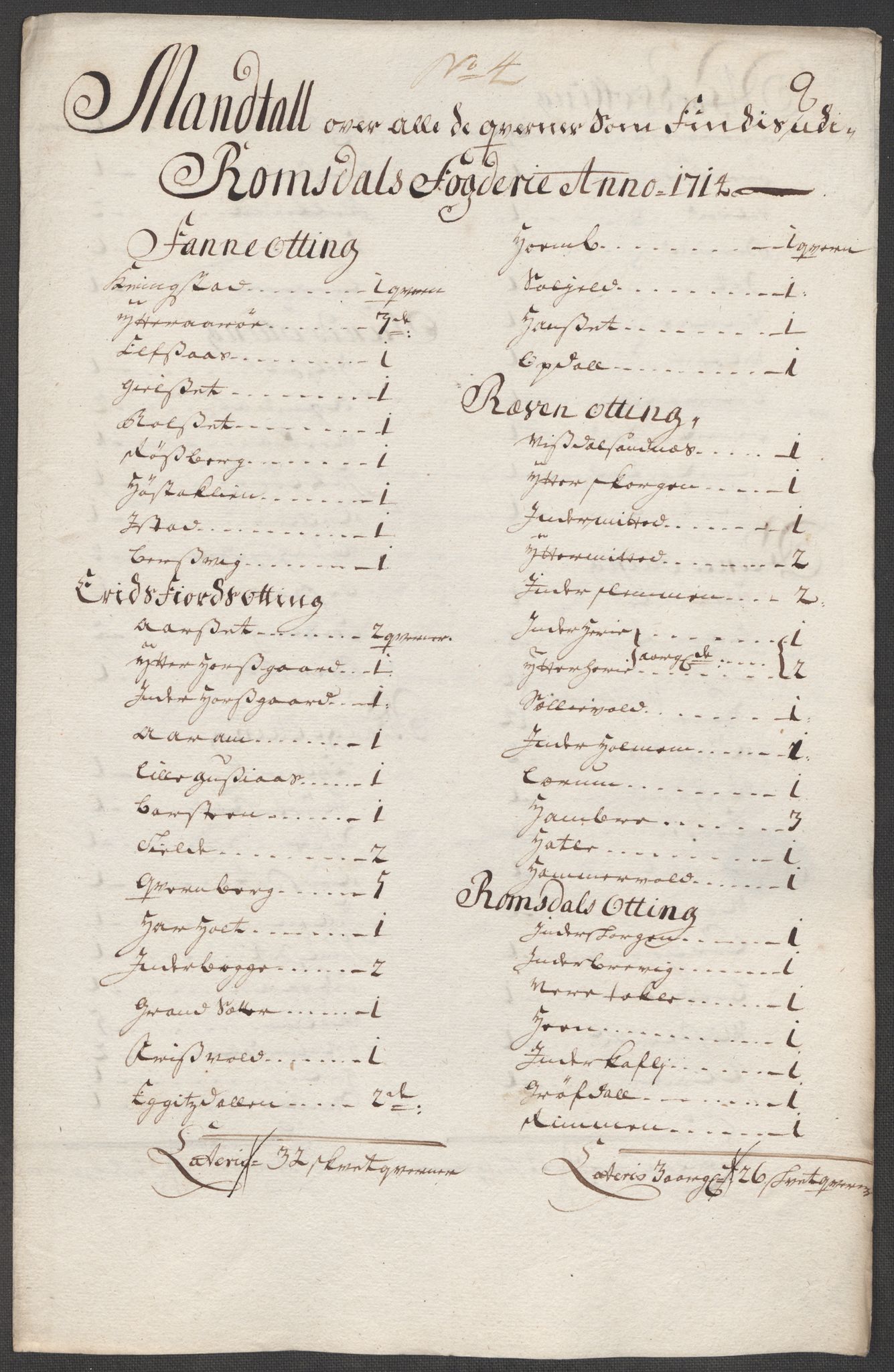 Rentekammeret inntil 1814, Reviderte regnskaper, Fogderegnskap, RA/EA-4092/R55/L3662: Fogderegnskap Romsdal, 1713-1714, s. 359