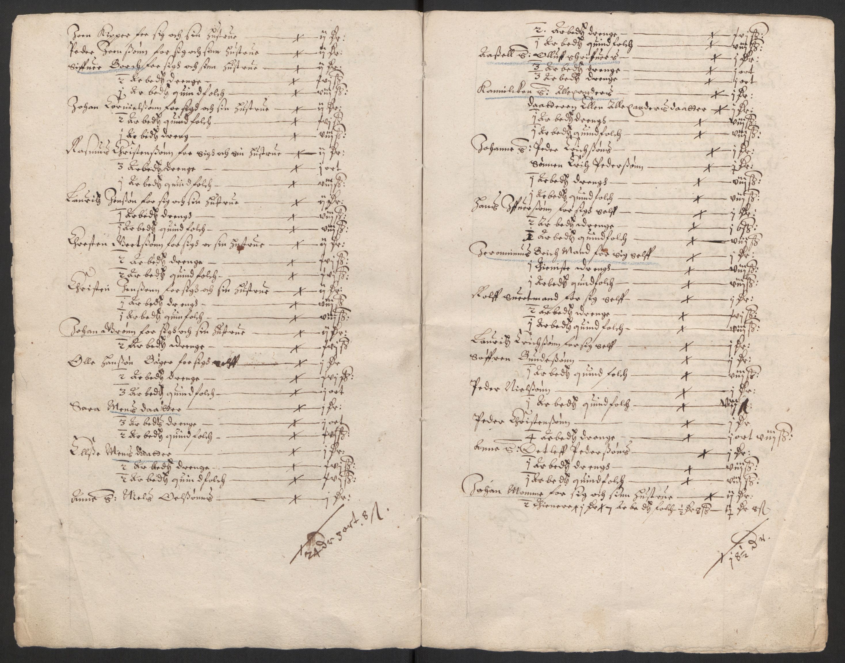 Rentekammeret inntil 1814, Reviderte regnskaper, Byregnskaper, AV/RA-EA-4066/R/Rs/L0504: [S1] Kontribusjonsregnskap, 1631-1684, s. 11