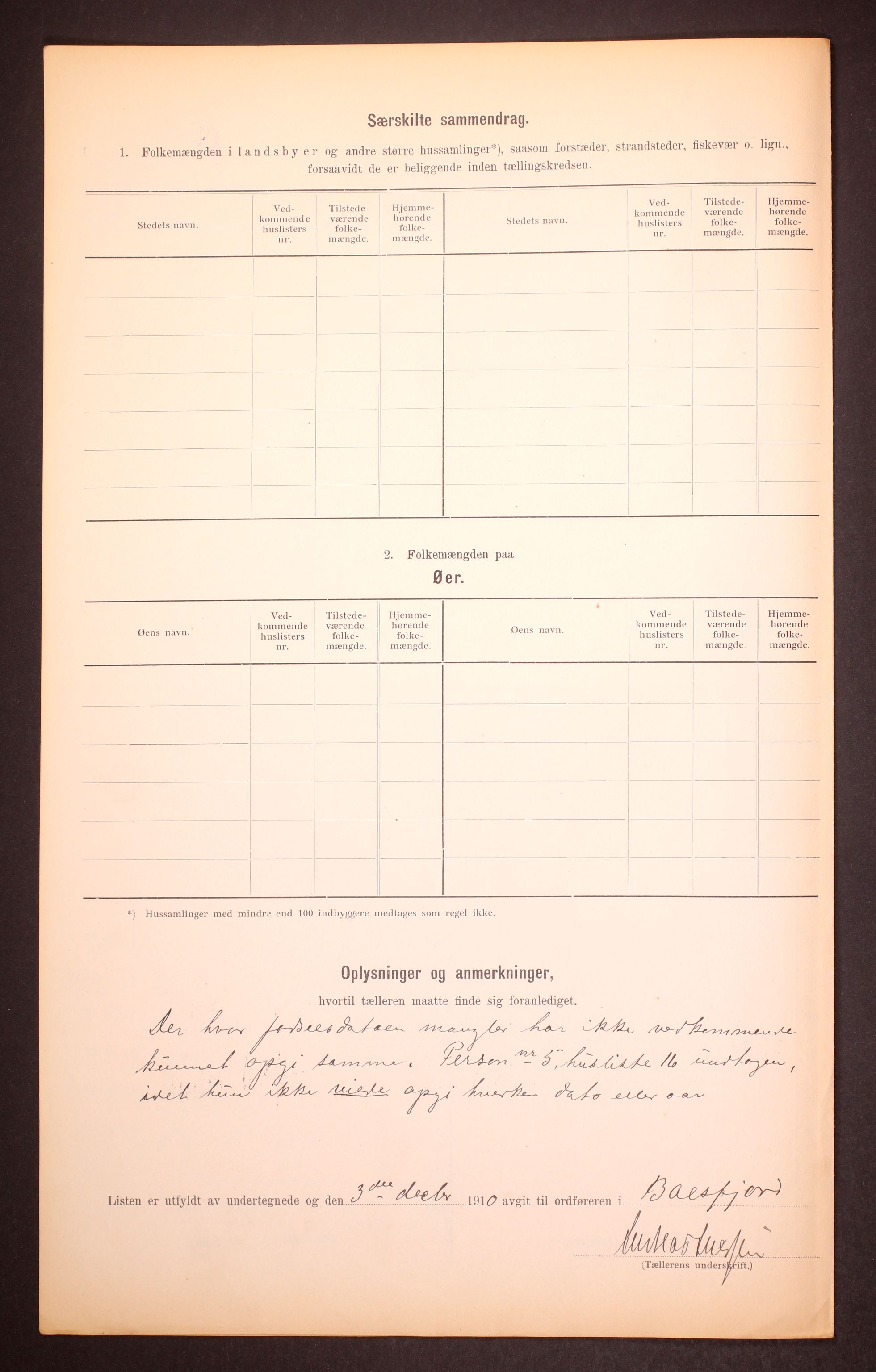 RA, Folketelling 1910 for 1933 Balsfjord herred, 1910, s. 30