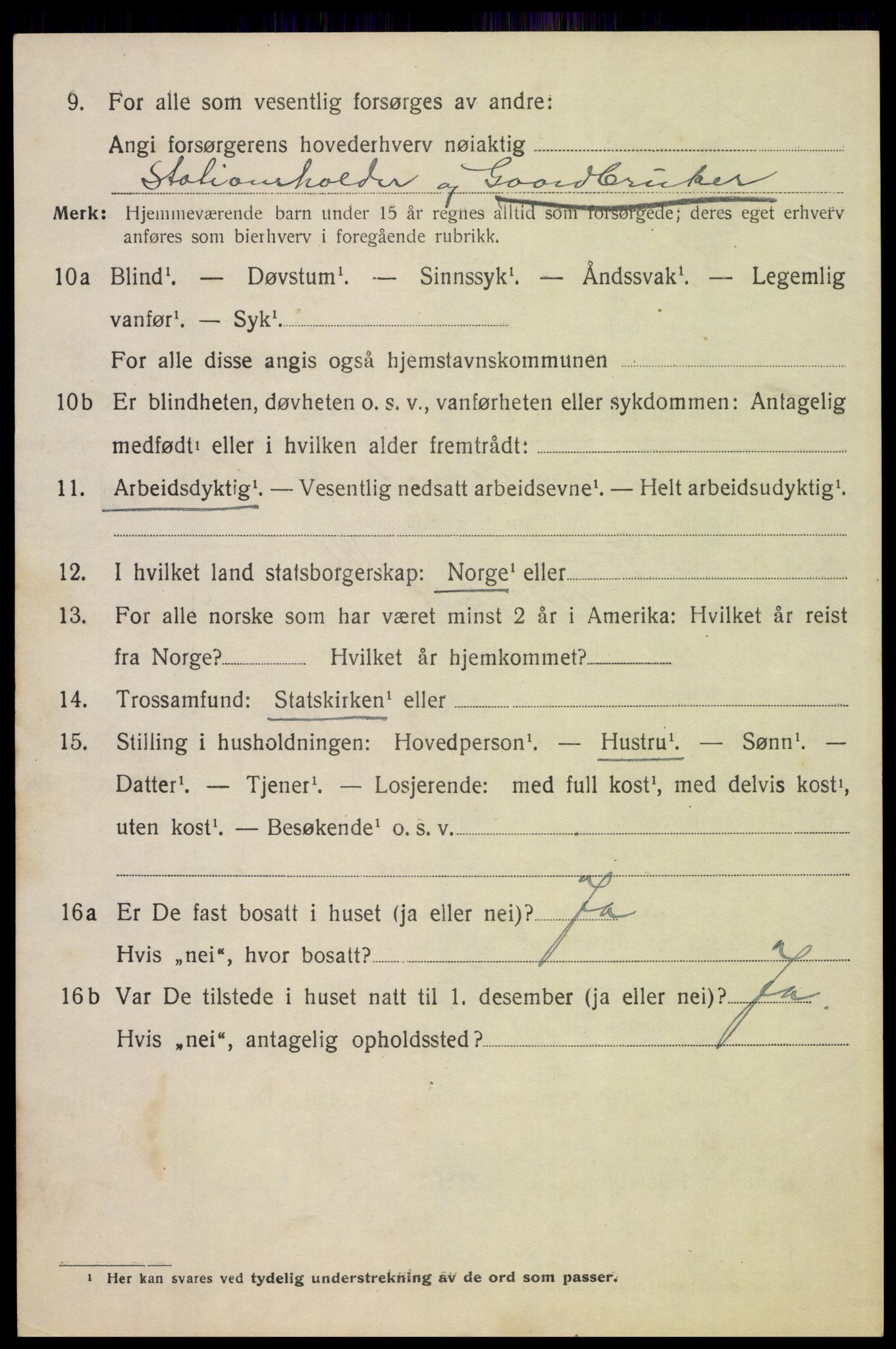 SAH, Folketelling 1920 for 0428 Trysil herred, 1920, s. 11906