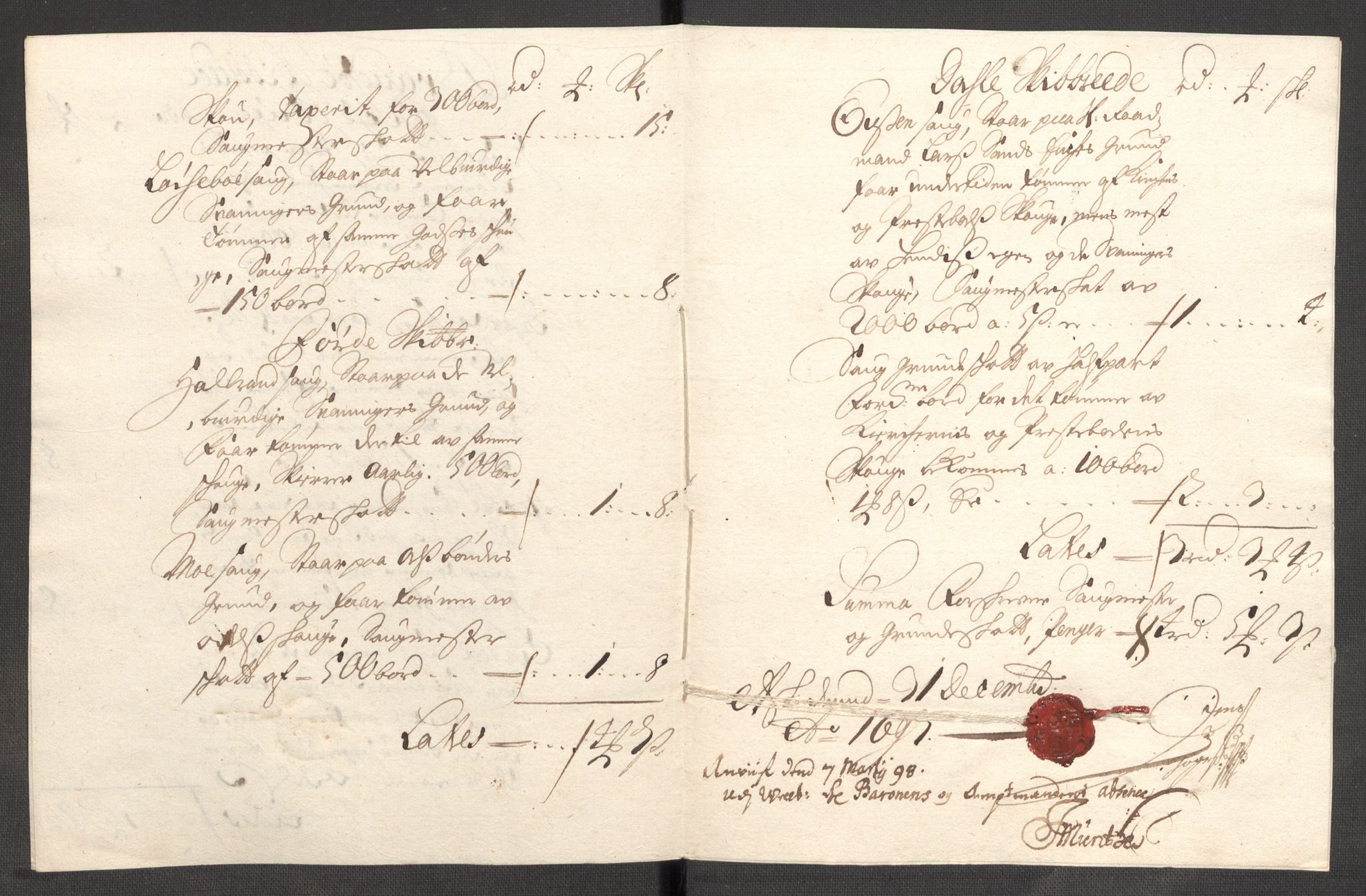 Rentekammeret inntil 1814, Reviderte regnskaper, Fogderegnskap, AV/RA-EA-4092/R53/L3423: Fogderegnskap Sunn- og Nordfjord, 1697-1698, s. 59