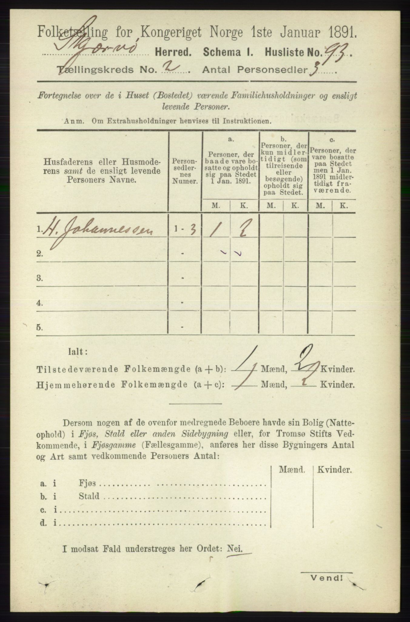 RA, Folketelling 1891 for 1941 Skjervøy herred, 1891, s. 1010