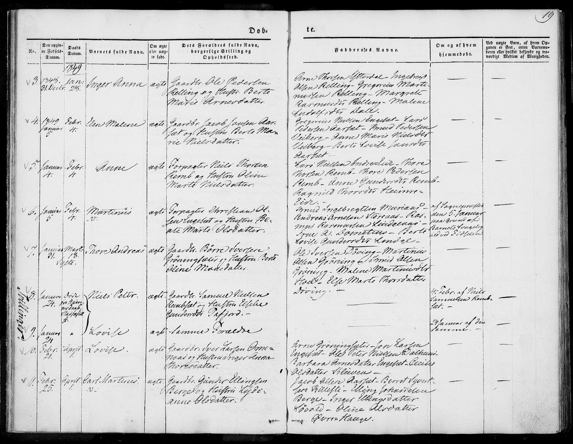 Ministerialprotokoller, klokkerbøker og fødselsregistre - Møre og Romsdal, SAT/A-1454/519/L0249: Ministerialbok nr. 519A08, 1846-1868, s. 19