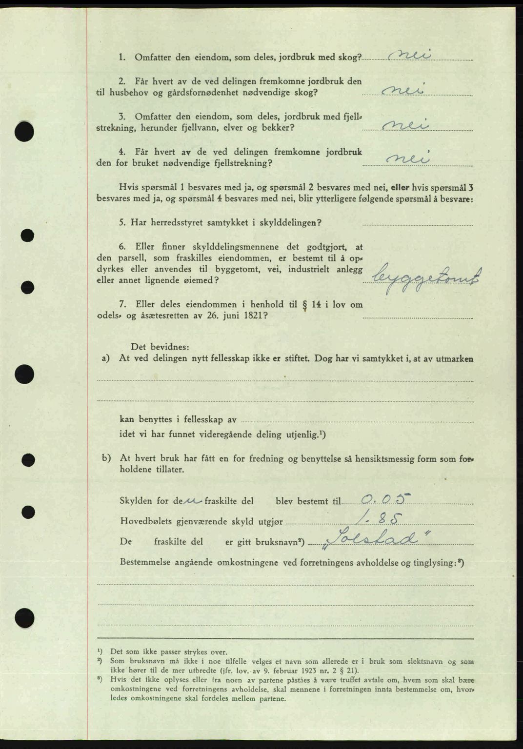 Nordre Sunnmøre sorenskriveri, AV/SAT-A-0006/1/2/2C/2Ca: Pantebok nr. A29, 1948-1949, Dagboknr: 2410/1948