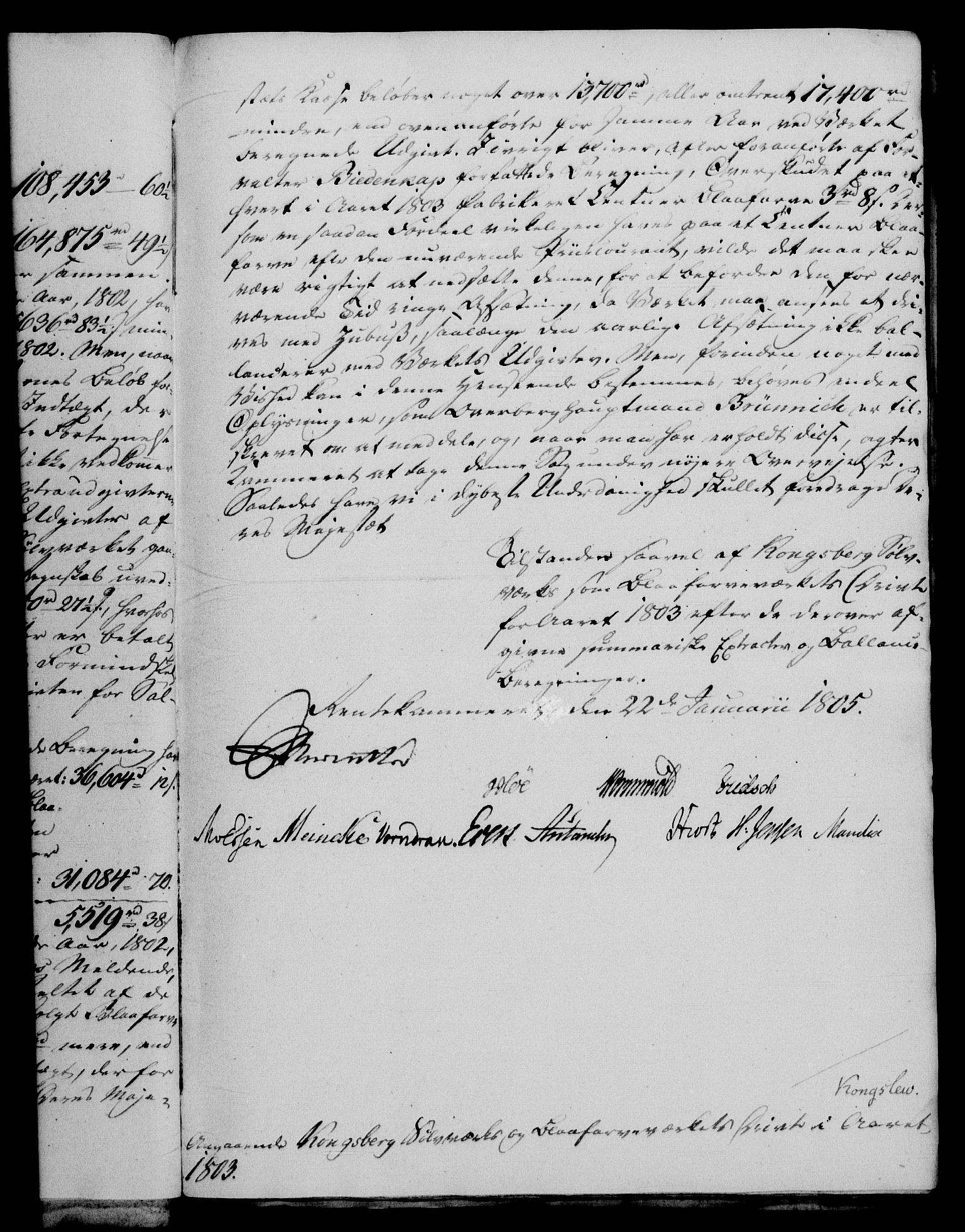 Rentekammeret, Renteskriverkontorene, AV/RA-EA-3115/M/Mf/Mfb/L0007: Relasjons- og resolusjonsprotokoll med register (merket RK 54.13), 1805-1806