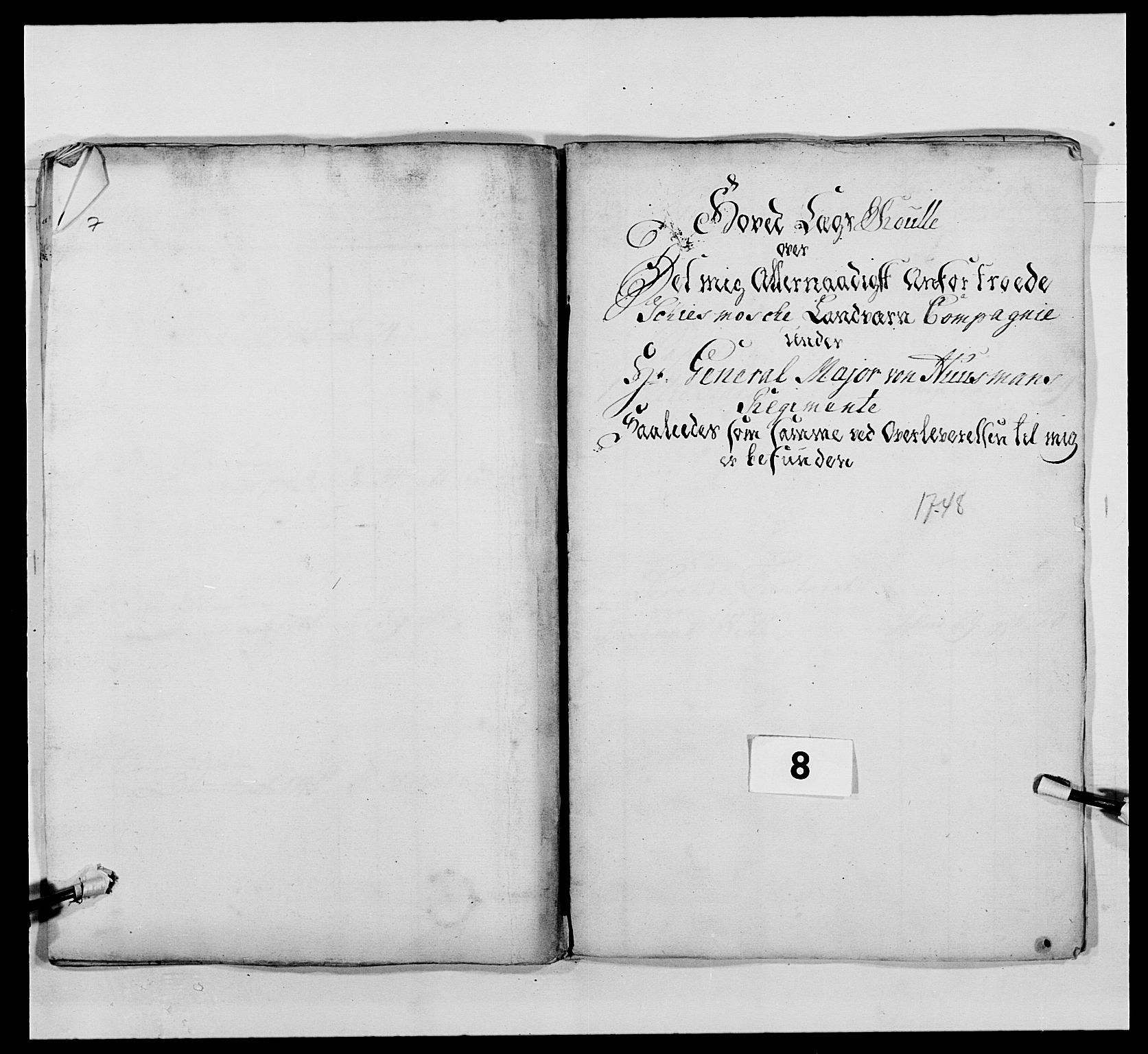 Kommanderende general (KG I) med Det norske krigsdirektorium, AV/RA-EA-5419/E/Ea/L0486: 1. Akershusiske regiment, 1727-1749, s. 157