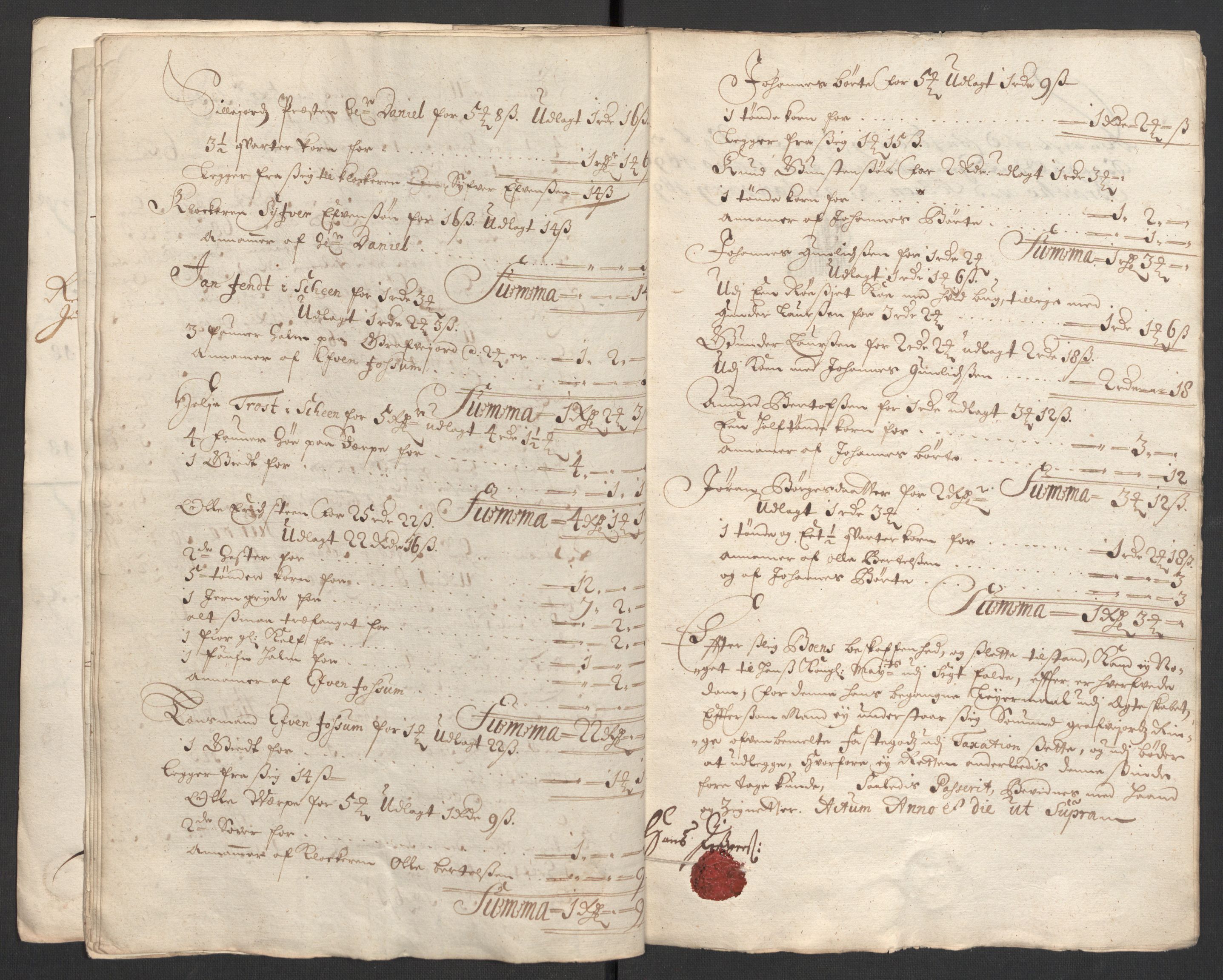 Rentekammeret inntil 1814, Reviderte regnskaper, Fogderegnskap, AV/RA-EA-4092/R36/L2094: Fogderegnskap Øvre og Nedre Telemark og Bamble, 1696, s. 54