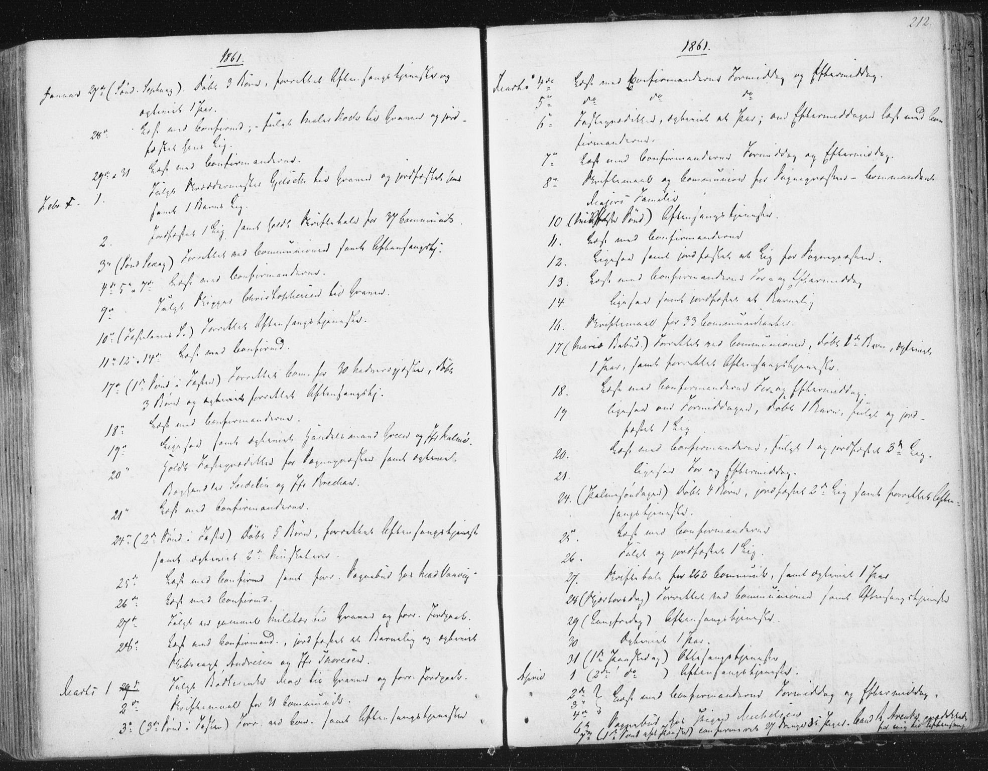 Ministerialprotokoller, klokkerbøker og fødselsregistre - Sør-Trøndelag, SAT/A-1456/602/L0127: Residerende kapellans bok nr. 602B01, 1821-1875, s. 212