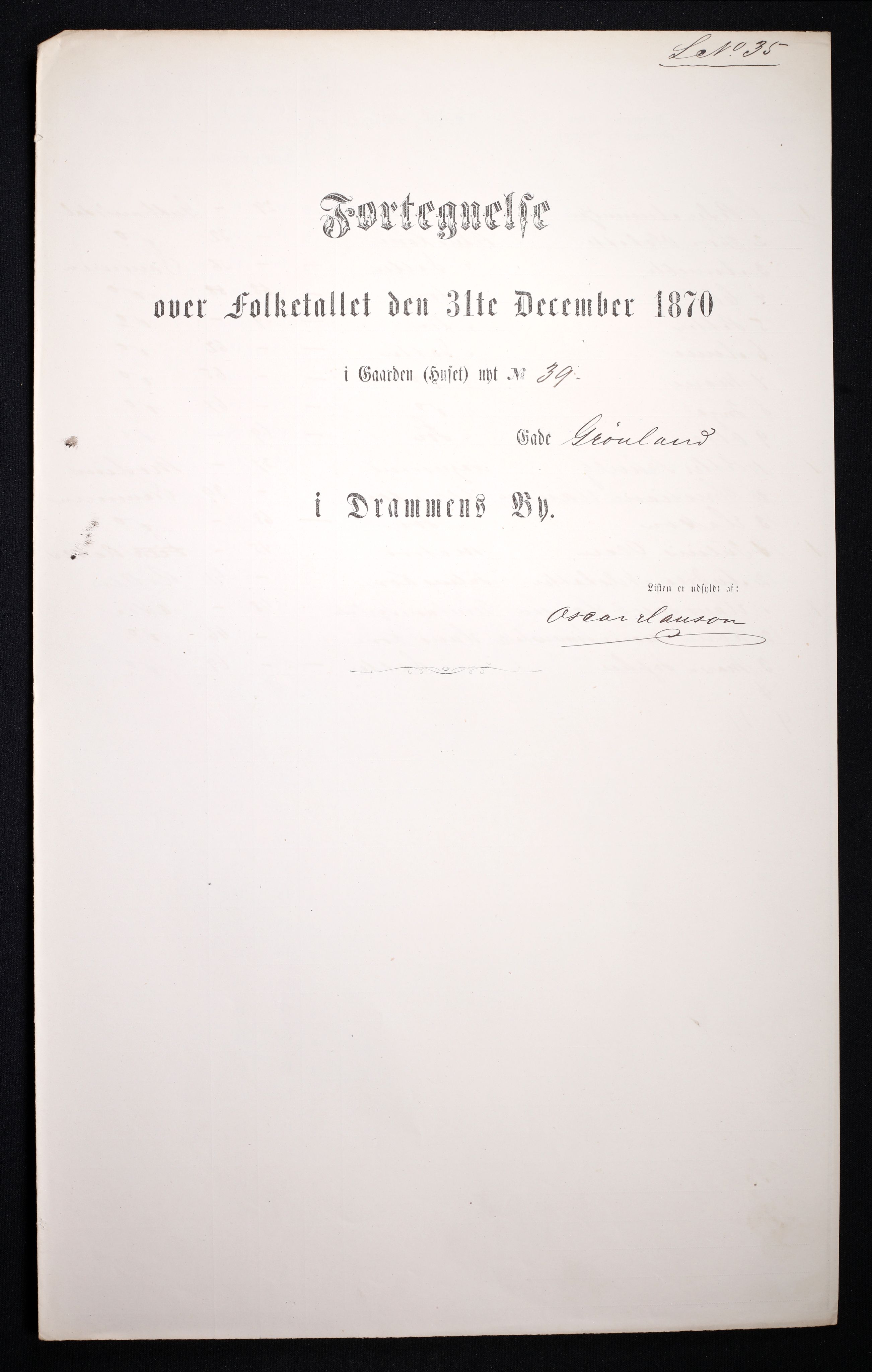 RA, Folketelling 1870 for 0602 Drammen kjøpstad, 1870, s. 1890