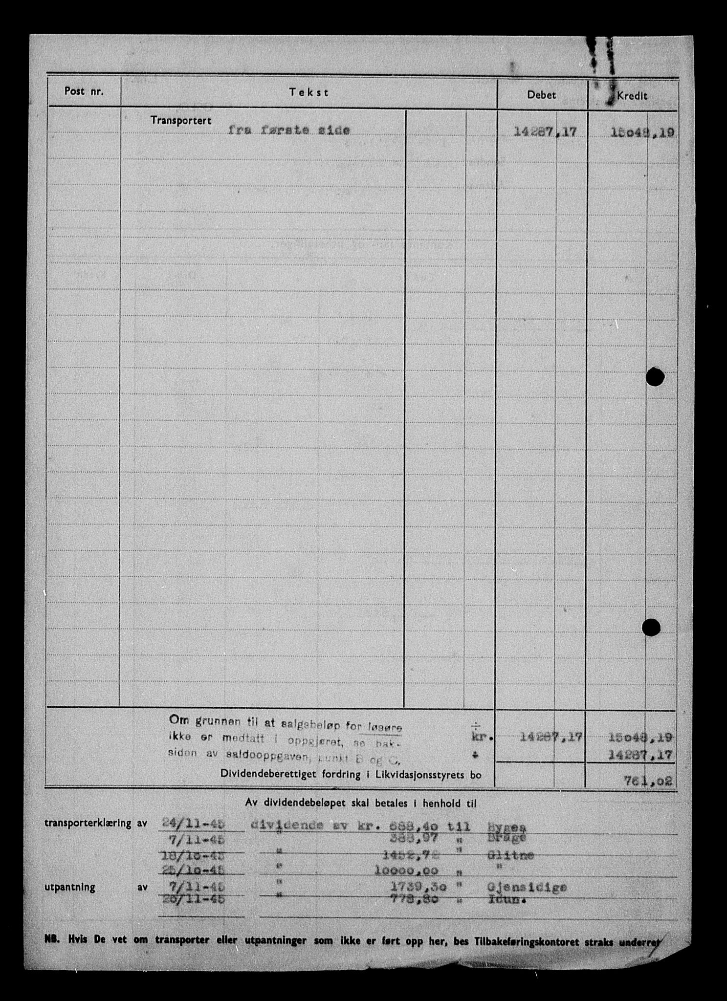 Justisdepartementet, Tilbakeføringskontoret for inndratte formuer, AV/RA-S-1564/H/Hc/Hcd/L1008: --, 1945-1947, s. 365