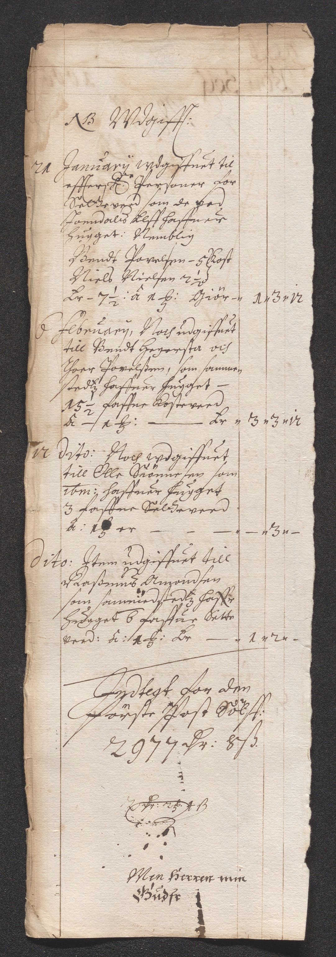 Kongsberg Sølvverk 1623-1816, SAKO/EA-3135/001/D/Dc/Dcd/L0039: Utgiftsregnskap for gruver m.m., 1666, s. 229