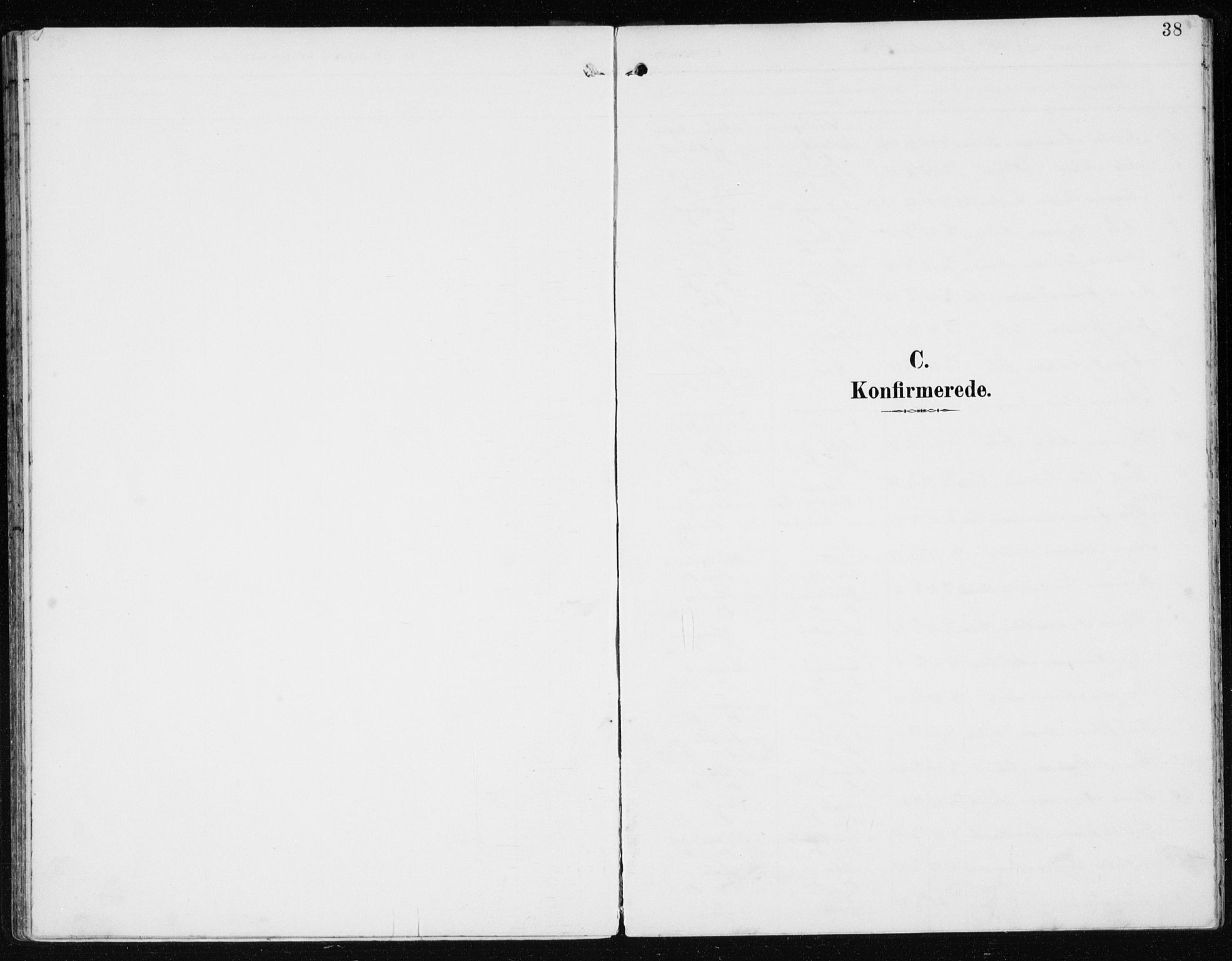 Manger sokneprestembete, SAB/A-76801/H/Hab: Klokkerbok nr. D 3, 1895-1910, s. 38