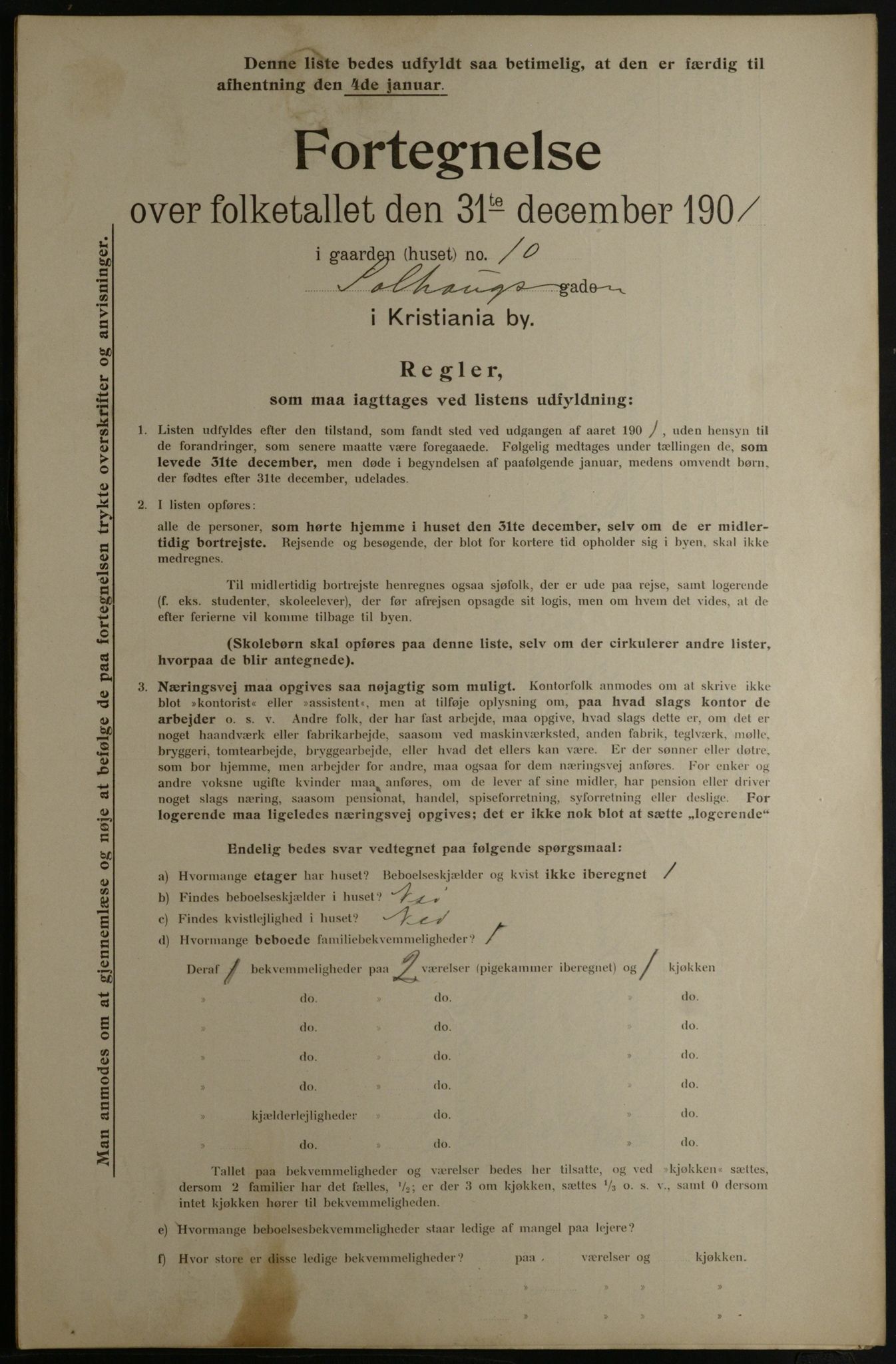 OBA, Kommunal folketelling 31.12.1901 for Kristiania kjøpstad, 1901, s. 15310