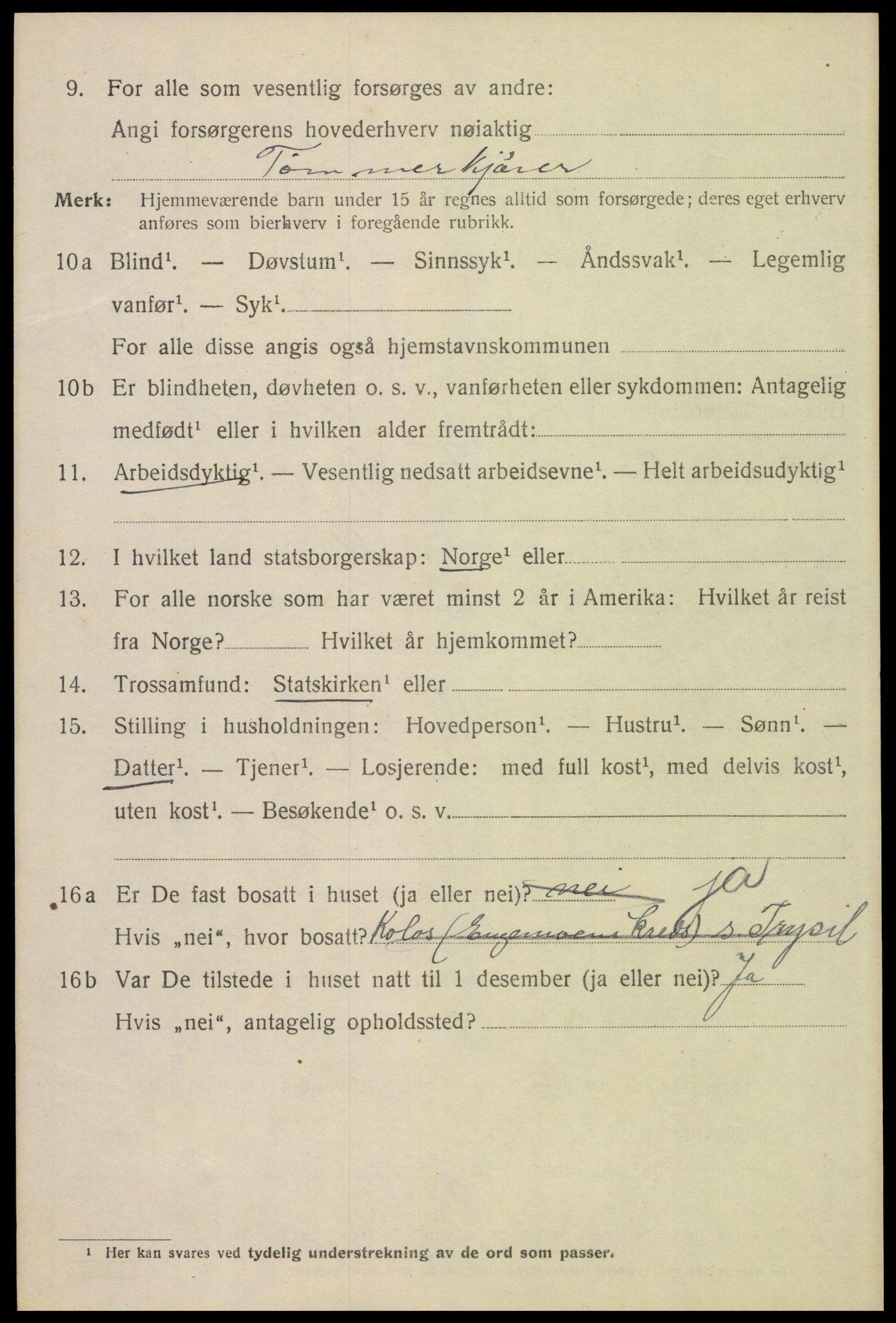 SAH, Folketelling 1920 for 0428 Trysil herred, 1920, s. 12690