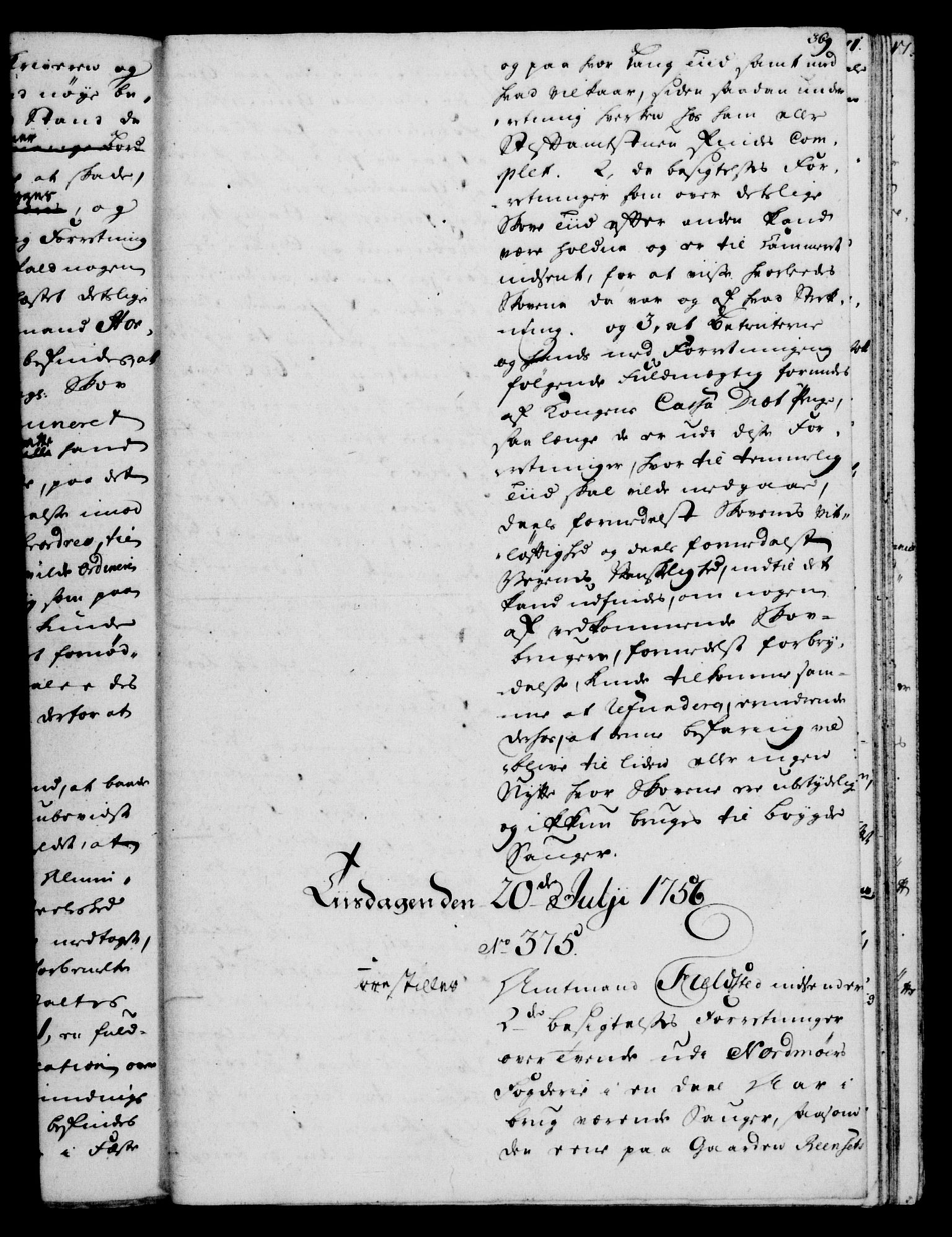 Rentekammeret, Kammerkanselliet, AV/RA-EA-3111/G/Gh/Gha/L0033: Norsk ekstraktmemorialprotokoll (merket RK 53.78), 1755-1756, s. 369