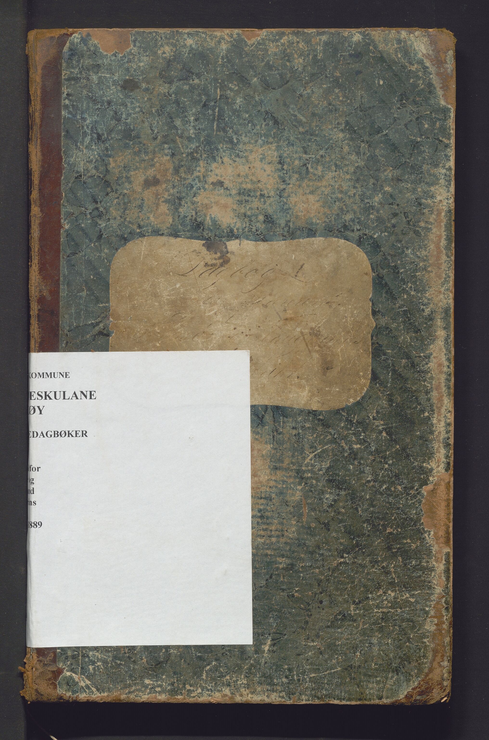 Askøy kommune. Barneskulane, IKAH/1247-231/G/Gd/L0009: Dagbok for Follese og Haugland krinsar, 1877-1889