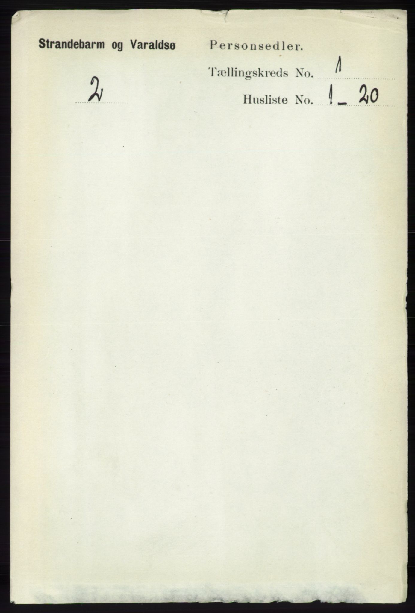 RA, Folketelling 1891 for 1226 Strandebarm og Varaldsøy herred, 1891, s. 90