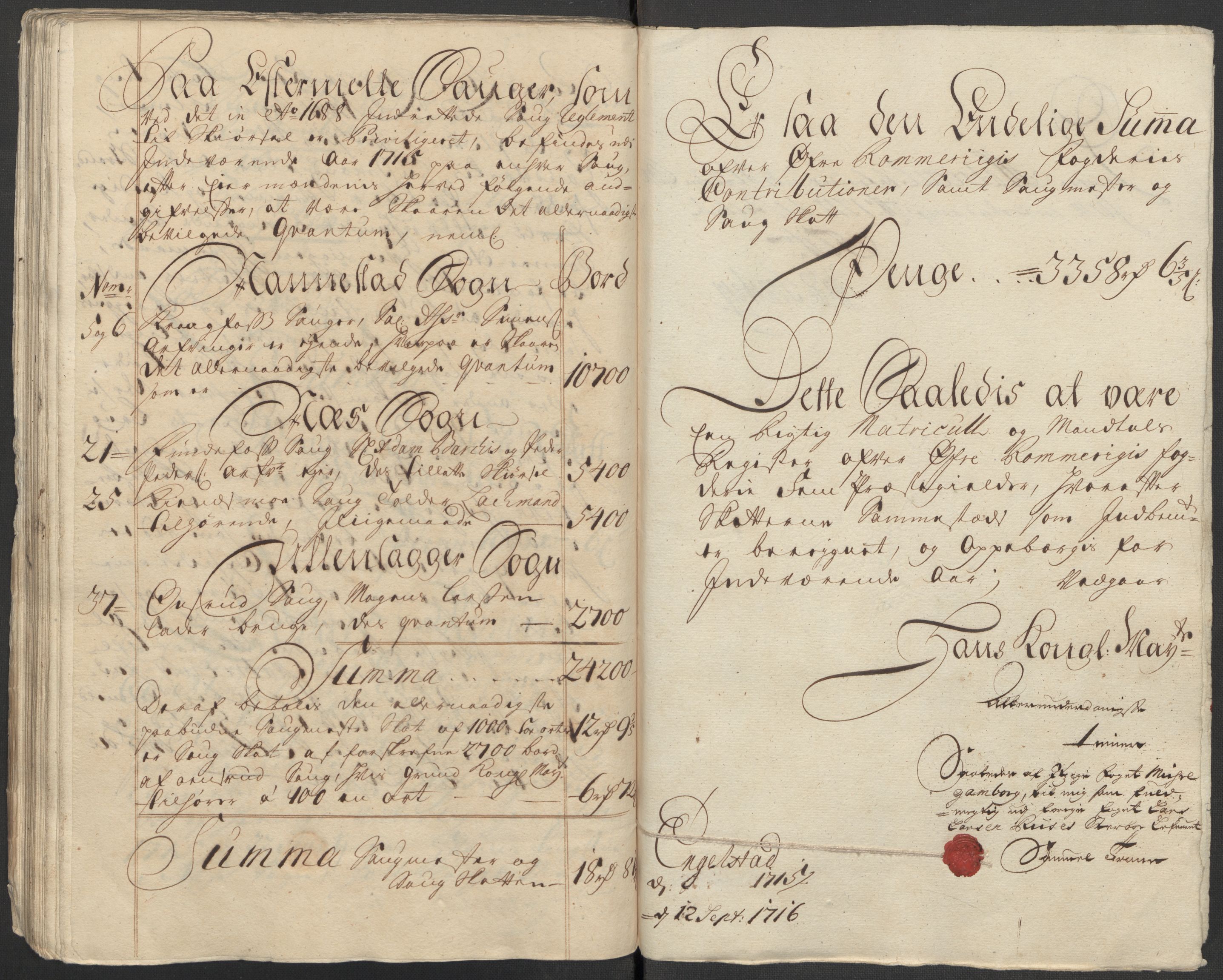 Rentekammeret inntil 1814, Reviderte regnskaper, Fogderegnskap, RA/EA-4092/R12/L0724: Fogderegnskap Øvre Romerike, 1715, s. 89