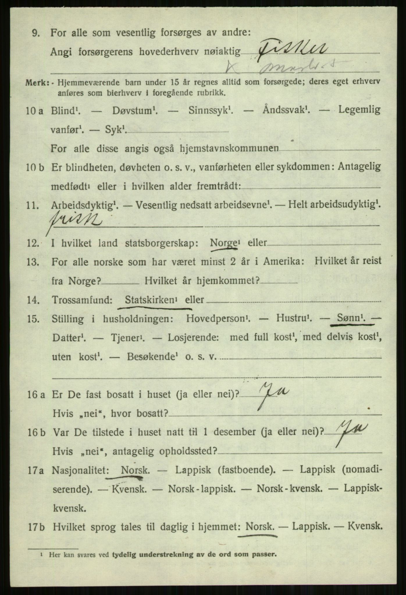 SATØ, Folketelling 1920 for 1941 Skjervøy herred, 1920, s. 2902