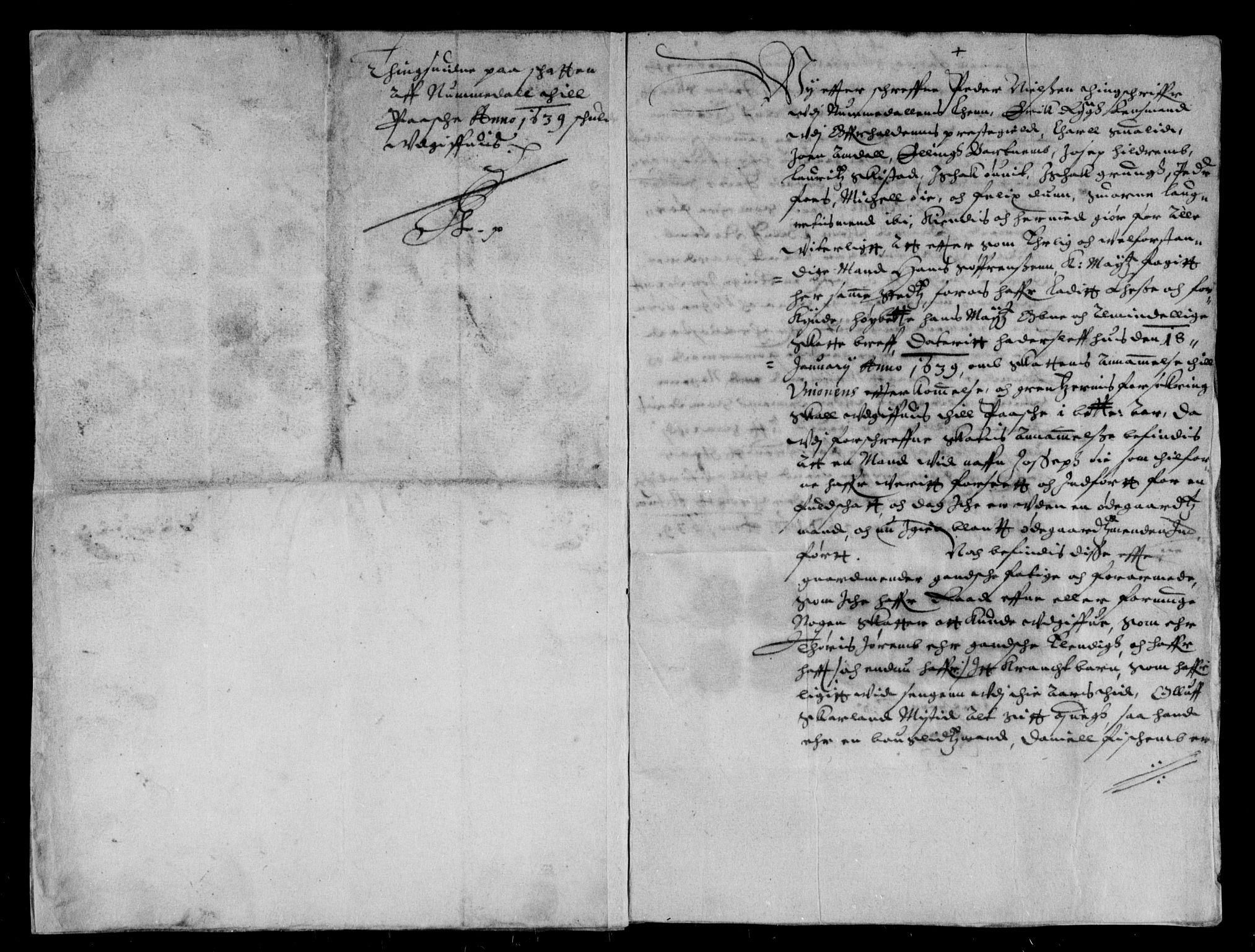 Rentekammeret inntil 1814, Reviderte regnskaper, Lensregnskaper, RA/EA-5023/R/Rb/Rbw/L0064: Trondheim len, 1638-1639
