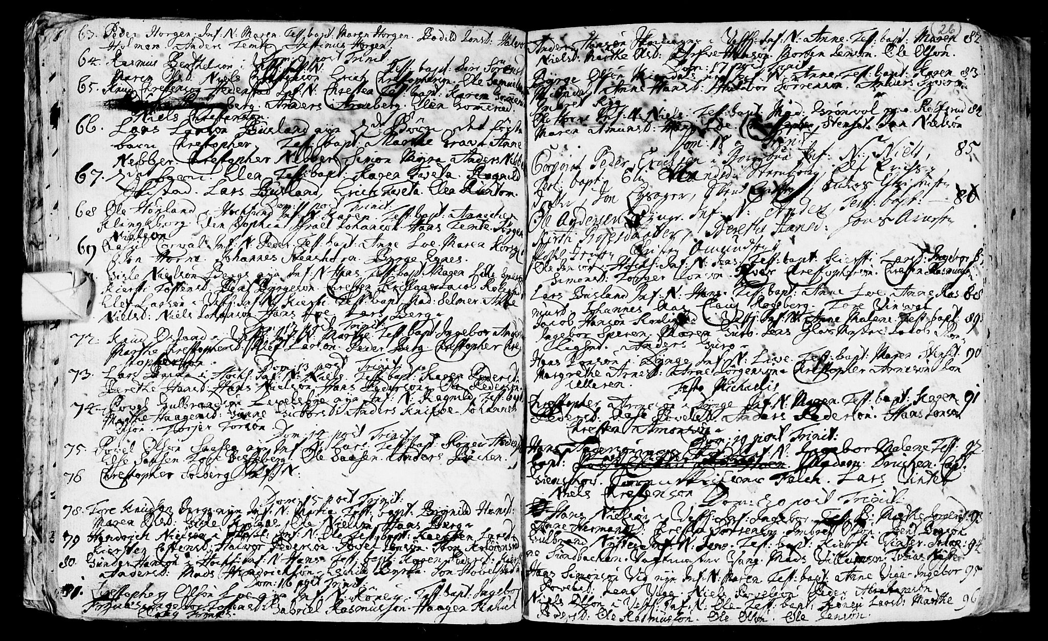 Eiker kirkebøker, SAKO/A-4/F/Fa/L0003: Ministerialbok nr. I 3, 1724-1753, s. 26