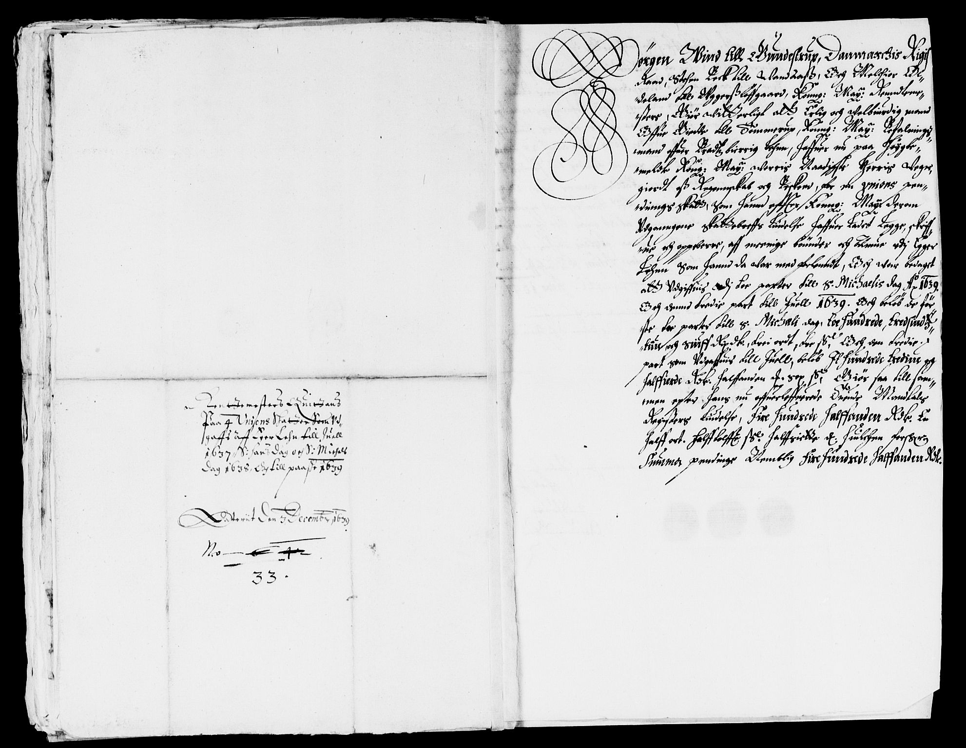 Rentekammeret inntil 1814, Reviderte regnskaper, Lensregnskaper, AV/RA-EA-5023/R/Rb/Rbm/L0006: Eiker len, 1639-1641