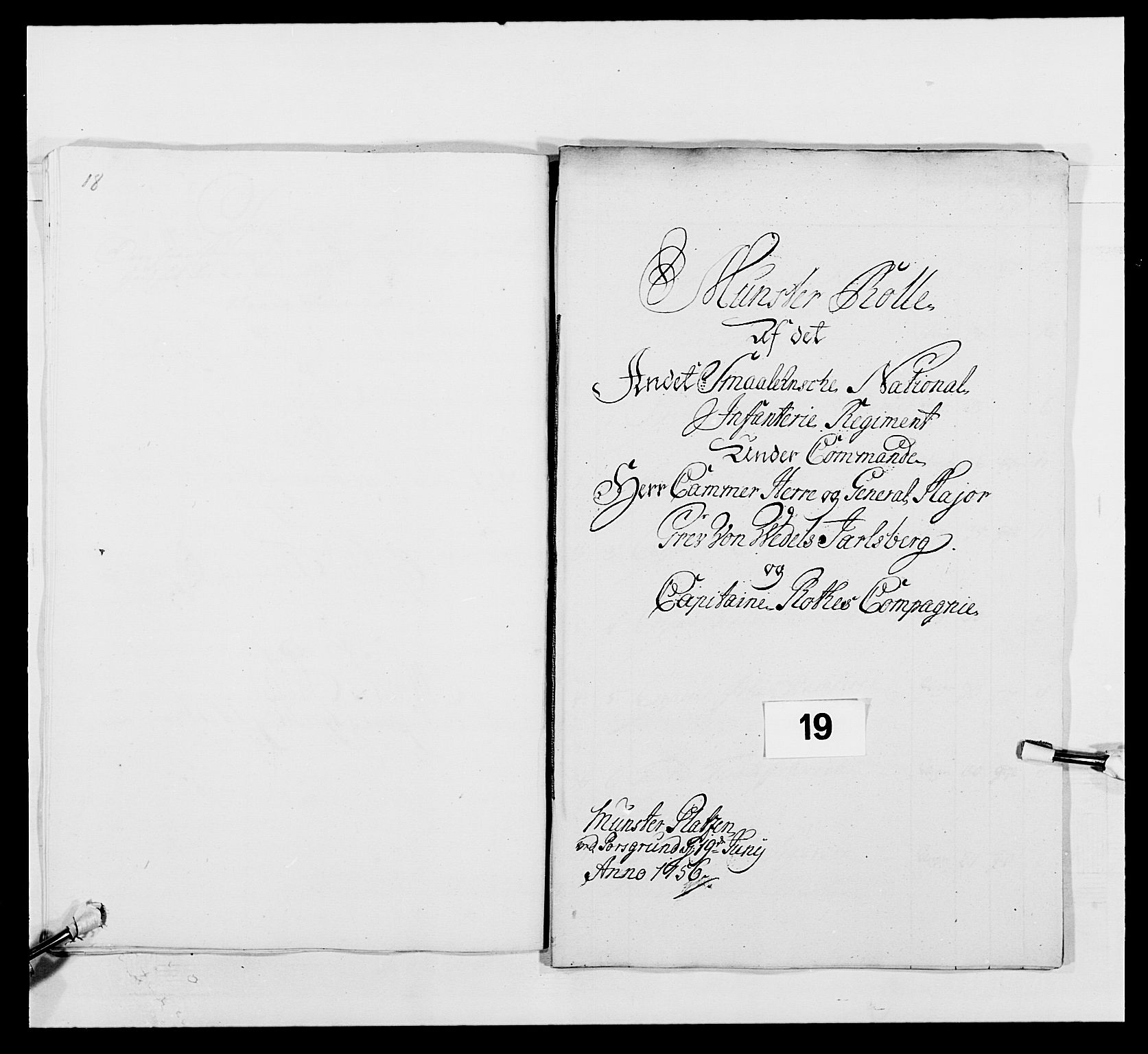 Kommanderende general (KG I) med Det norske krigsdirektorium, AV/RA-EA-5419/E/Ea/L0497: 2. Smålenske regiment, 1748-1765, s. 323