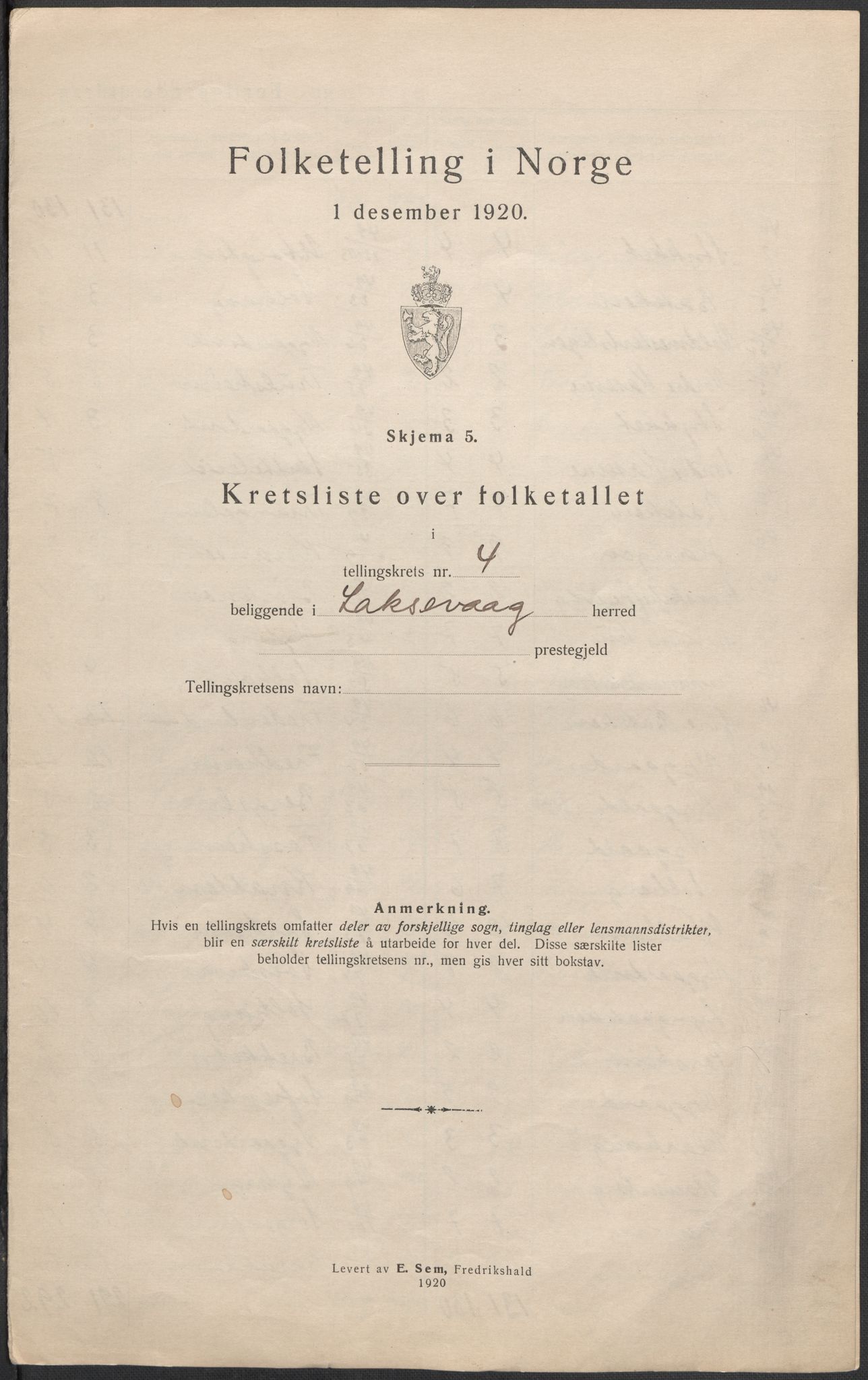 SAB, Folketelling 1920 for 1248 Laksevåg herred, 1920, s. 18
