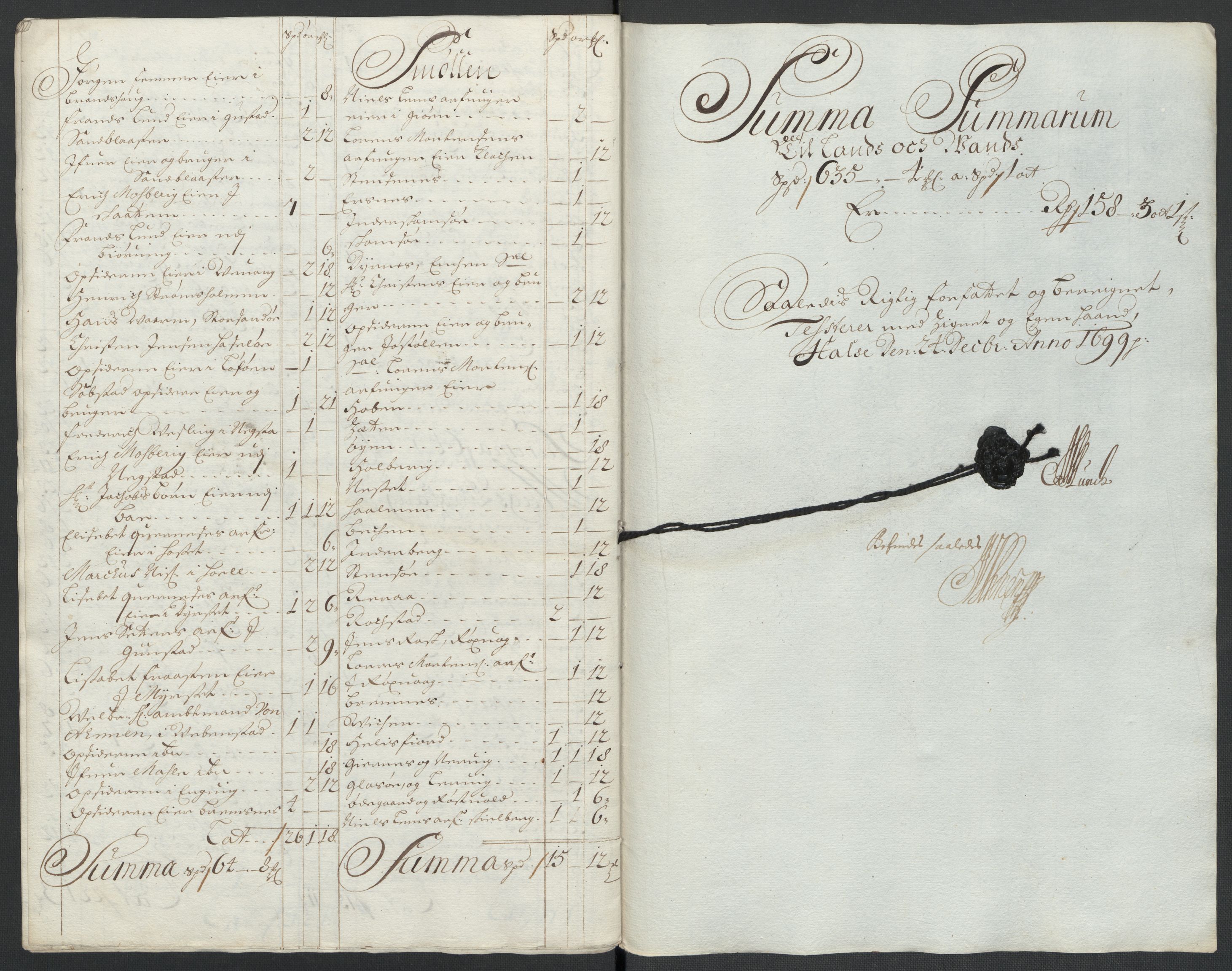 Rentekammeret inntil 1814, Reviderte regnskaper, Fogderegnskap, AV/RA-EA-4092/R56/L3738: Fogderegnskap Nordmøre, 1699, s. 76