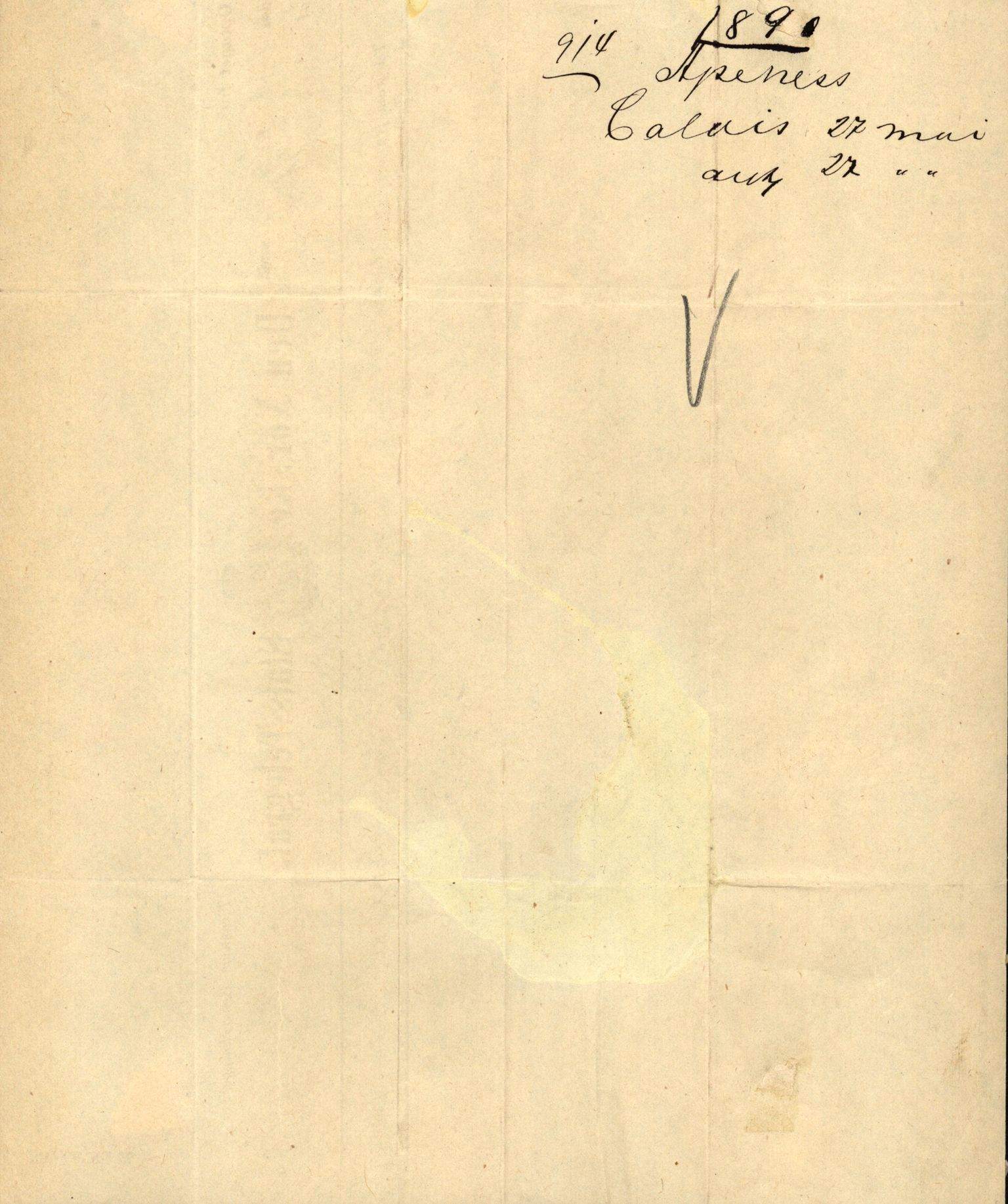 Pa 63 - Østlandske skibsassuranceforening, VEMU/A-1079/G/Ga/L0025/0004: Havaridokumenter / Imanuel, Hefhi, Guldregn, Haabet, Harald, Windsor, 1890, s. 83