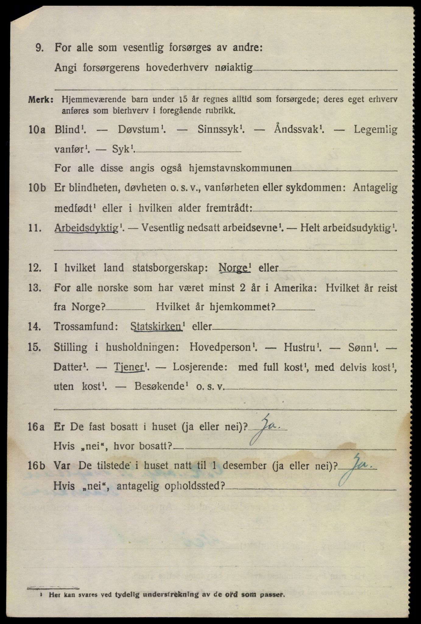SAKO, Folketelling 1920 for 0824 Gransherad herred, 1920, s. 831
