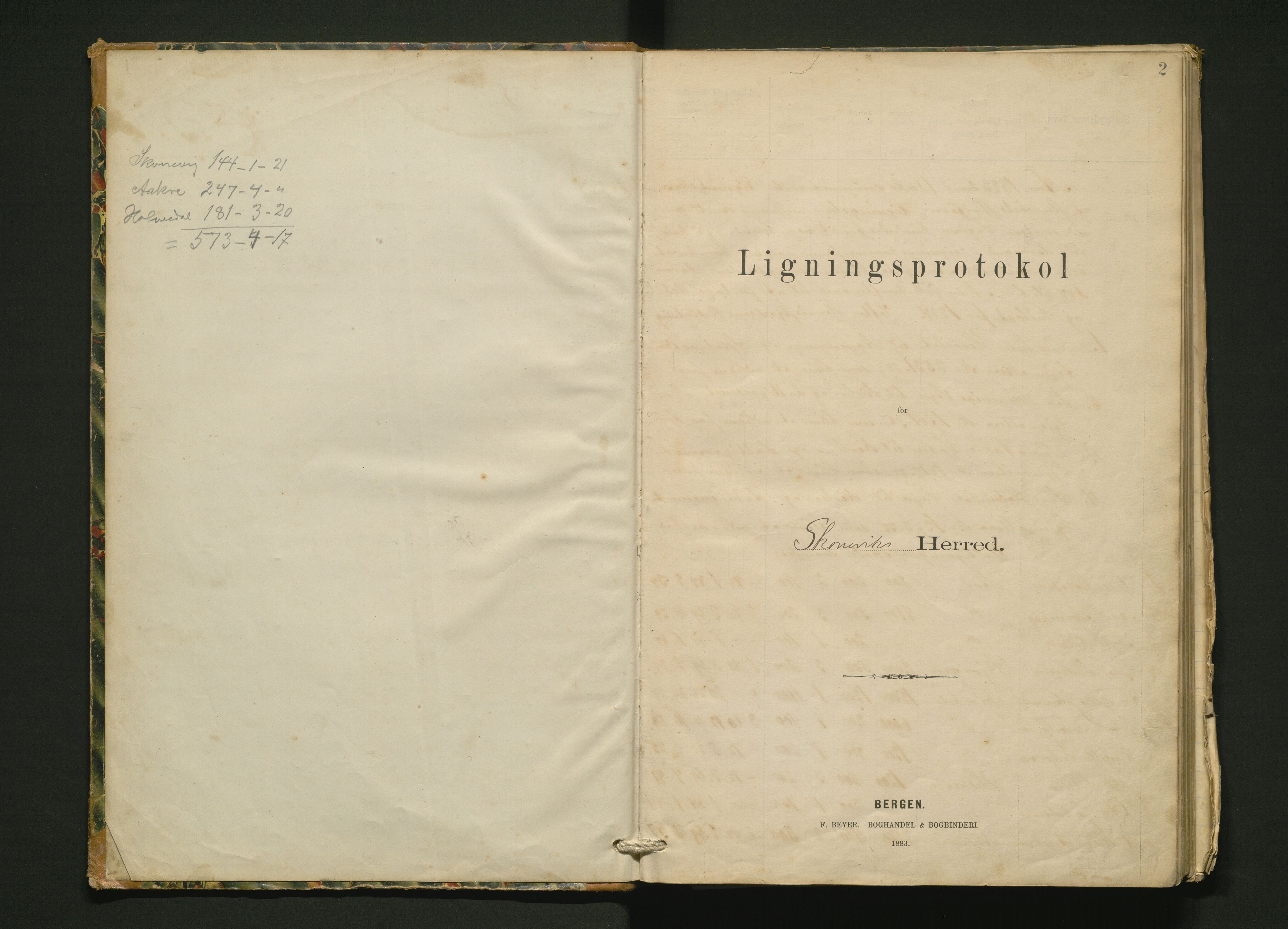 Skånevik kommune. Likningskontoret, IKAH/1212-142/F/Fa/L0002: Likningsprotokoll, 1883-1888