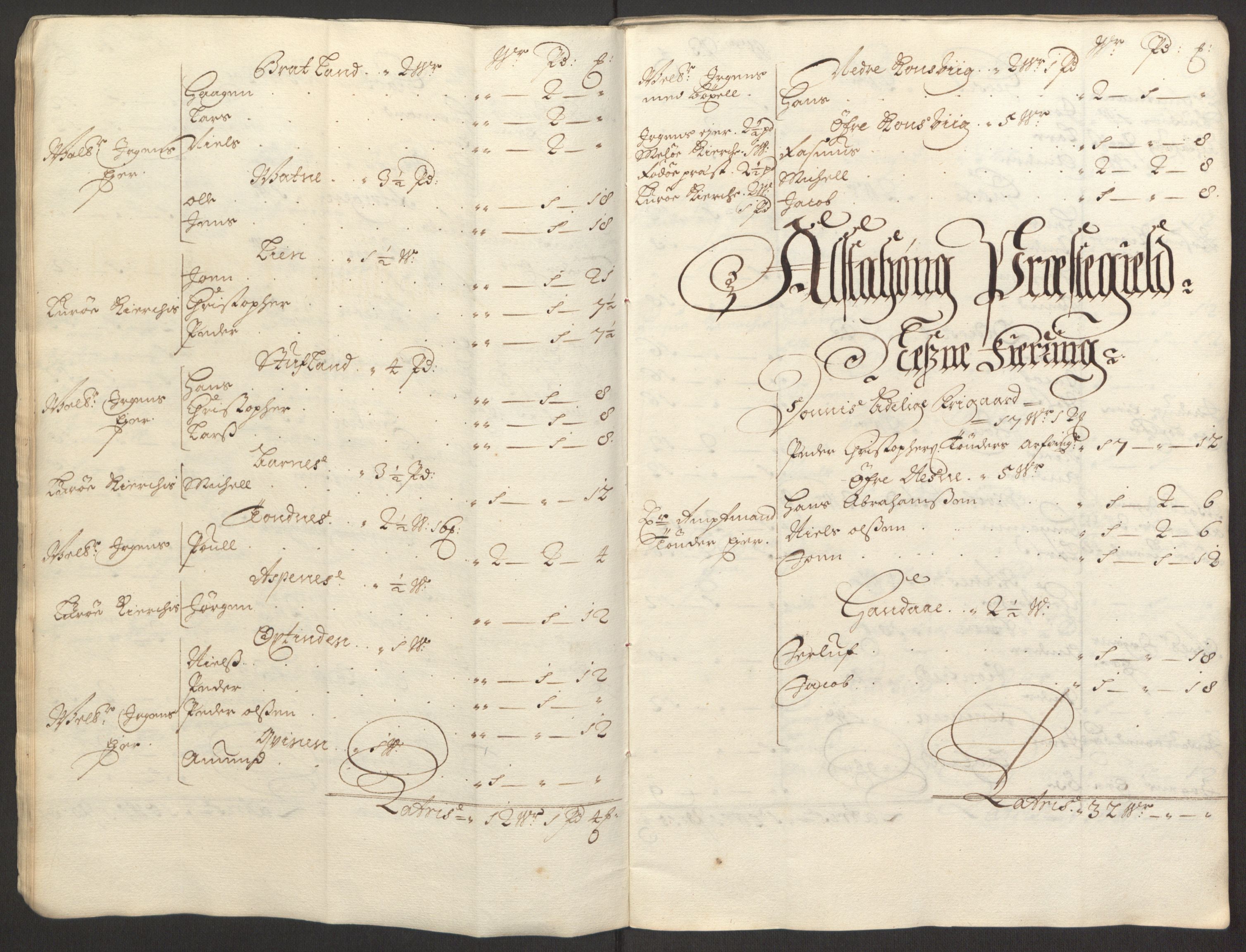 Rentekammeret inntil 1814, Reviderte regnskaper, Fogderegnskap, RA/EA-4092/R65/L4505: Fogderegnskap Helgeland, 1693-1696, s. 424