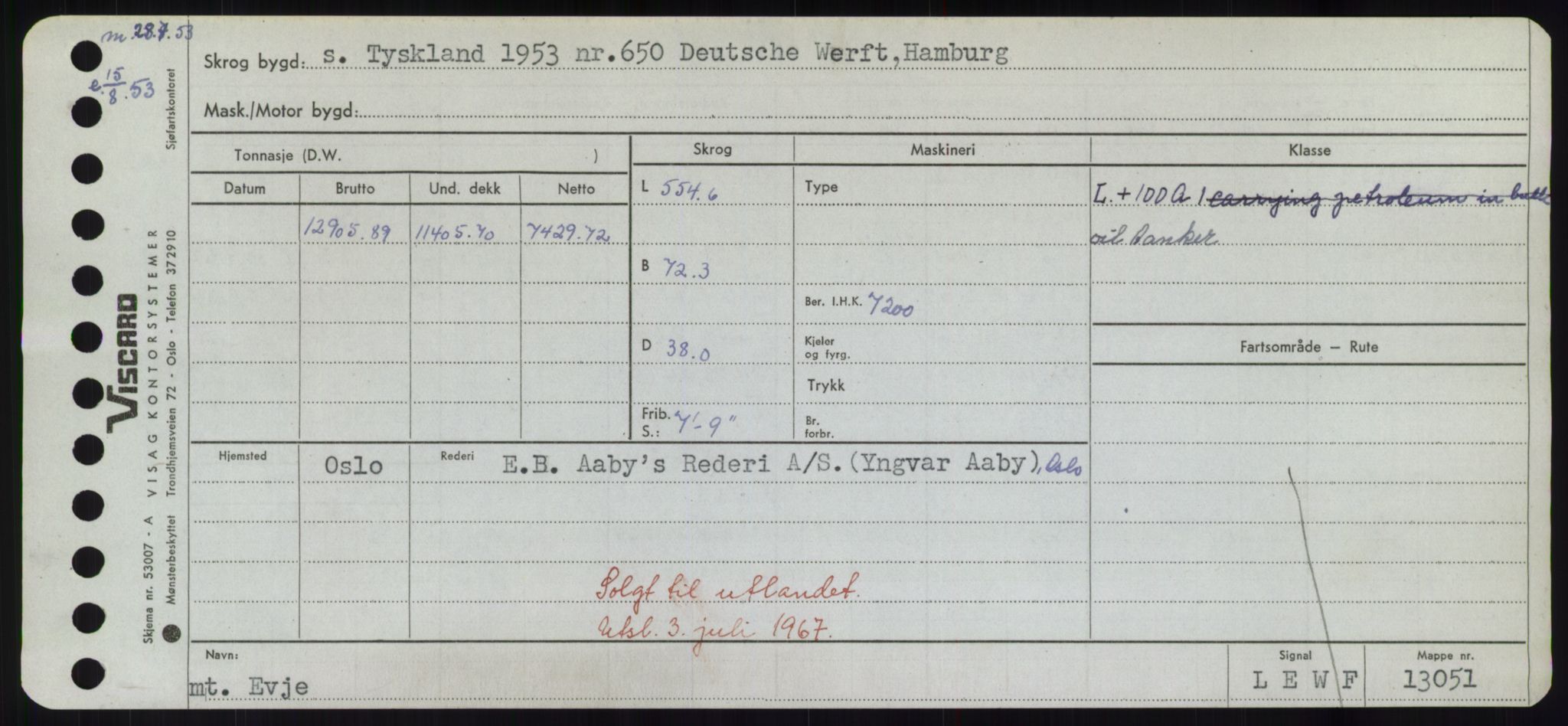 Sjøfartsdirektoratet med forløpere, Skipsmålingen, AV/RA-S-1627/H/Hd/L0009: Fartøy, E, s. 623