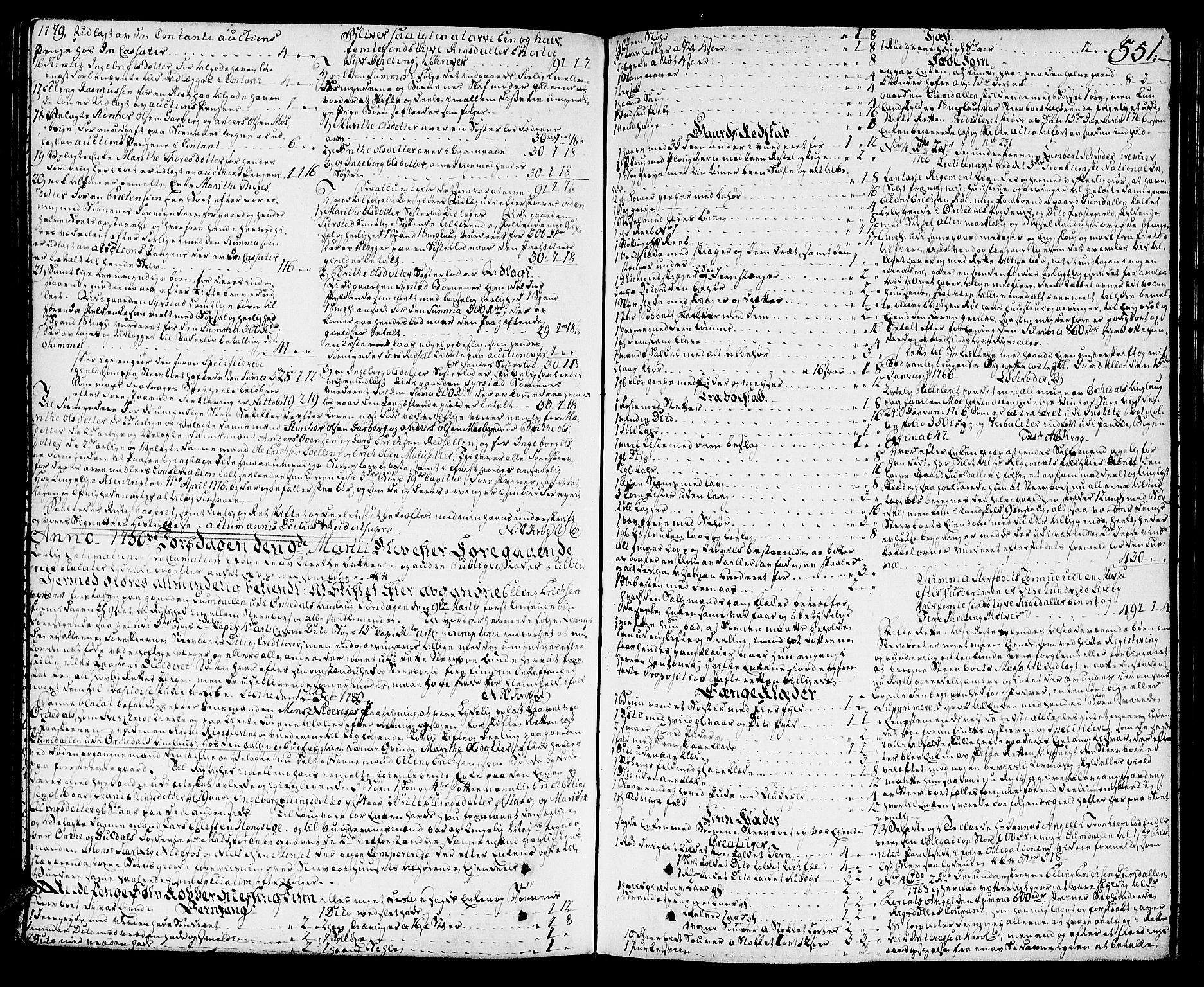Orkdal sorenskriveri, SAT/A-4169/1/3/3Aa/L0007: Skifteprotokoller, 1767-1782, s. 550b-551a