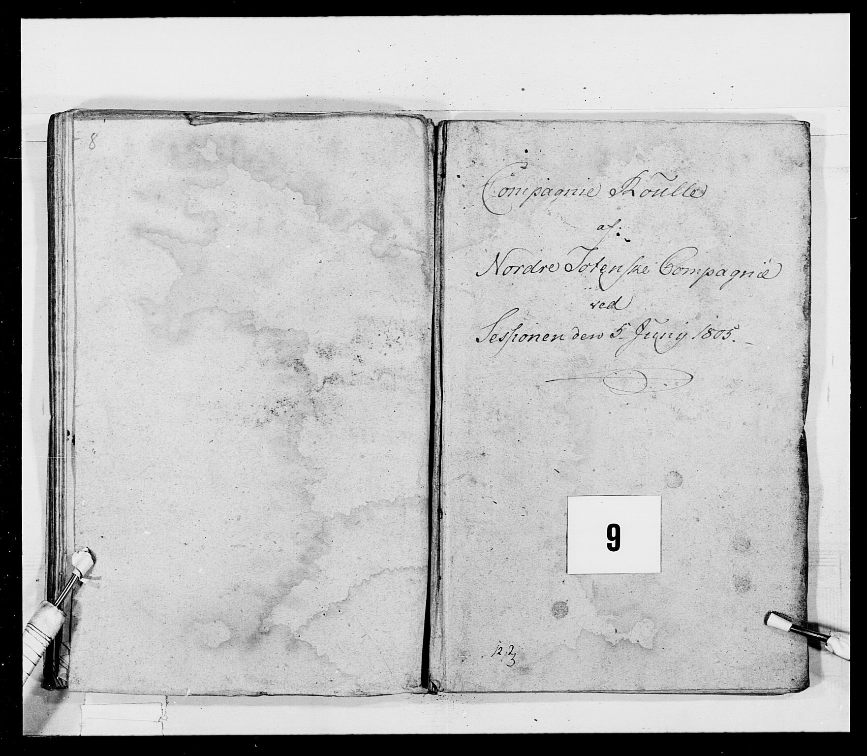 Generalitets- og kommissariatskollegiet, Det kongelige norske kommissariatskollegium, RA/EA-5420/E/Eh/L0017: Opplandske dragonregiment, 1802-1805, s. 503