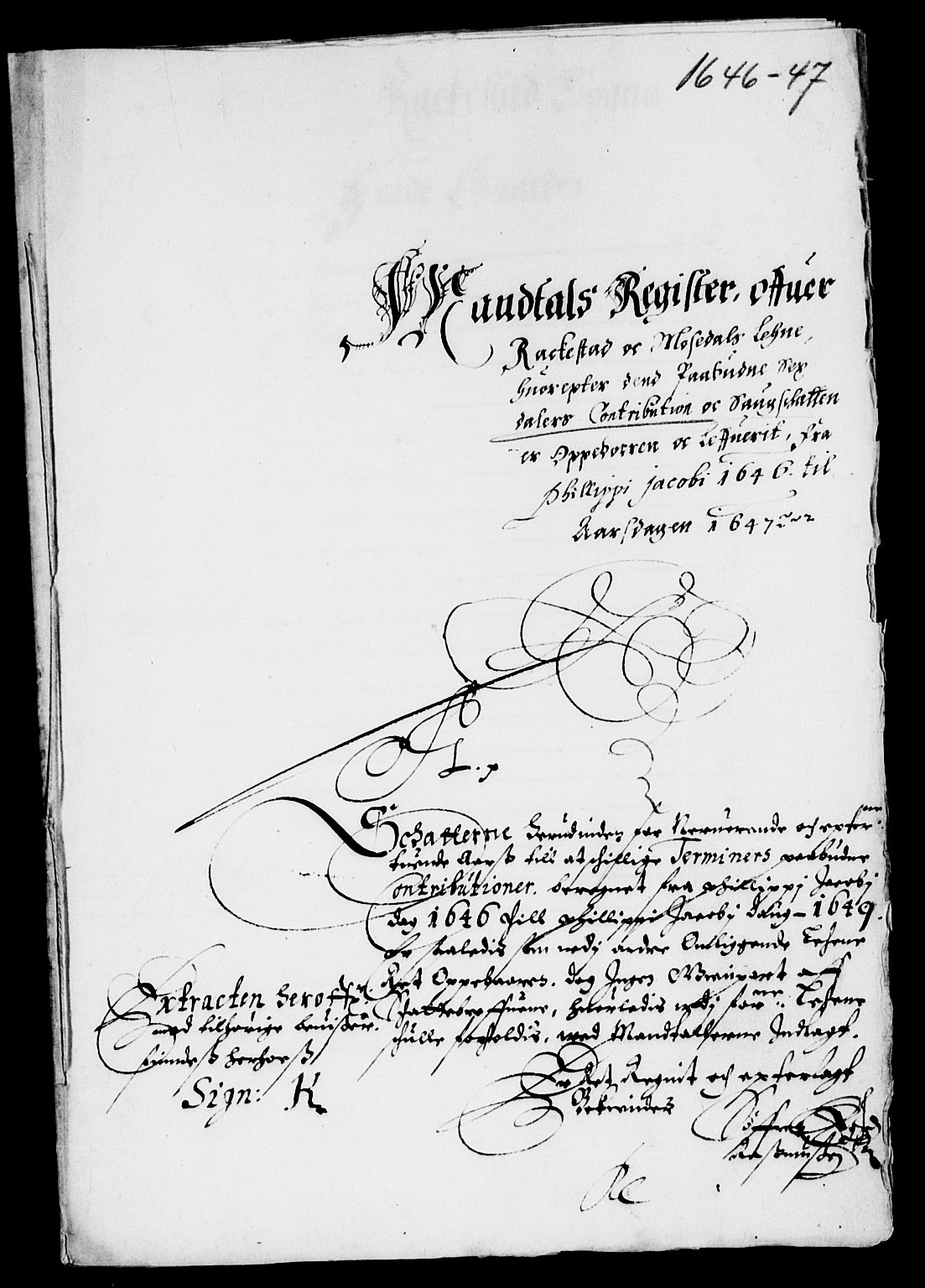 Rentekammeret inntil 1814, Reviderte regnskaper, Lensregnskaper, AV/RA-EA-5023/R/Rb/Rbd/L0005: Maria kirke prosti gods og Rakkestad len, 1641-1651