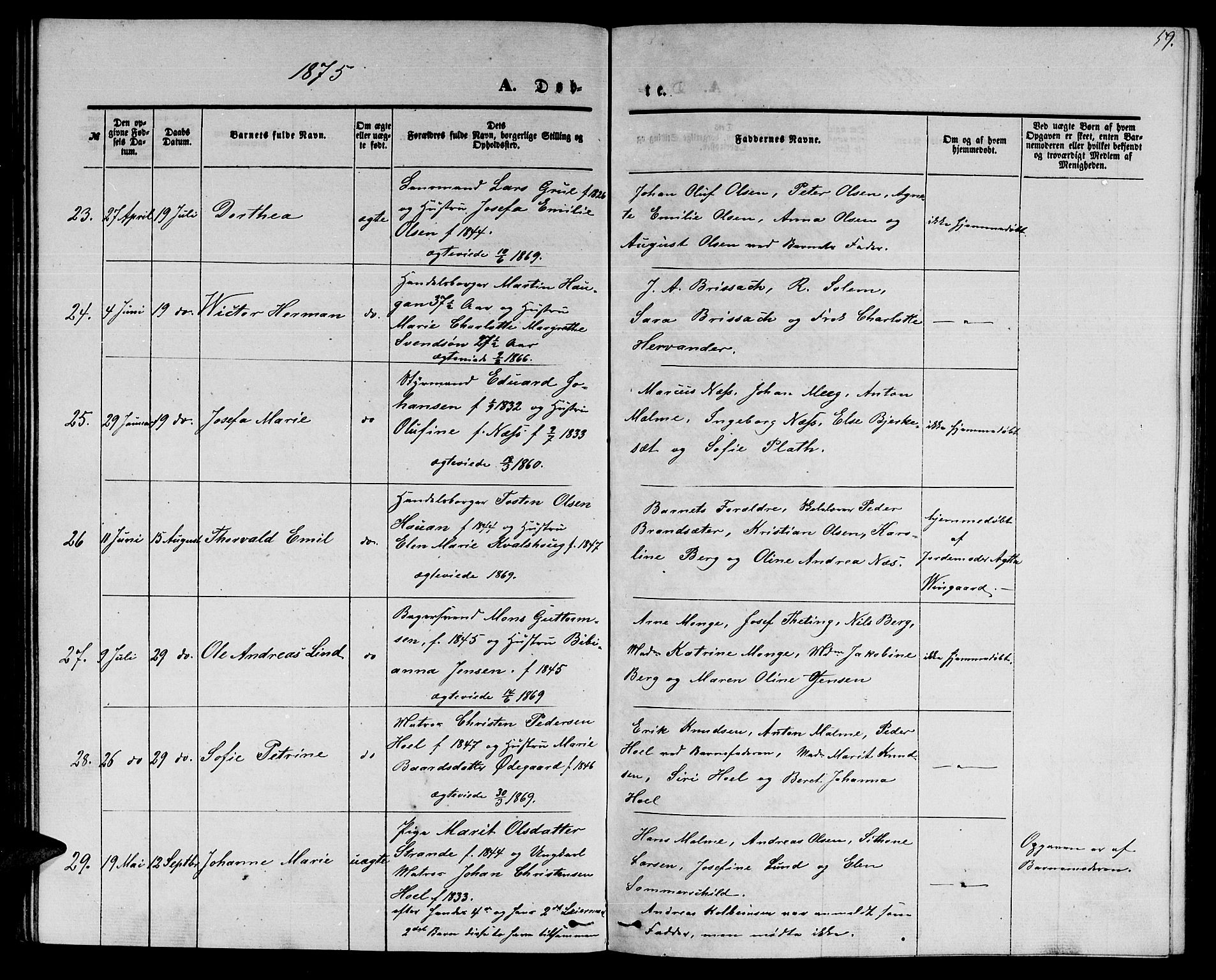 Ministerialprotokoller, klokkerbøker og fødselsregistre - Møre og Romsdal, SAT/A-1454/558/L0701: Klokkerbok nr. 558C02, 1862-1879, s. 59