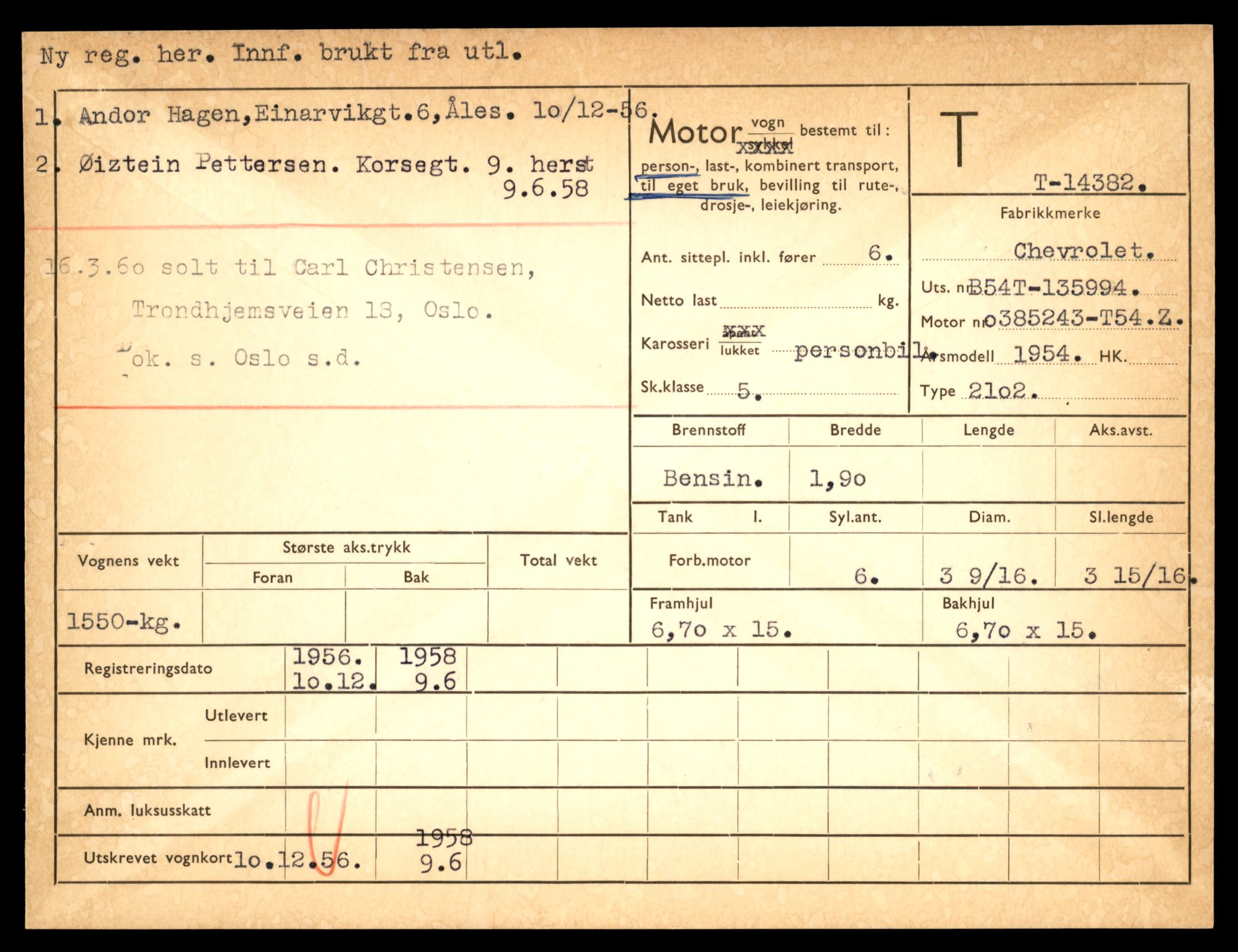 Møre og Romsdal vegkontor - Ålesund trafikkstasjon, AV/SAT-A-4099/F/Fe/L0045: Registreringskort for kjøretøy T 14320 - T 14444, 1927-1998, s. 1617
