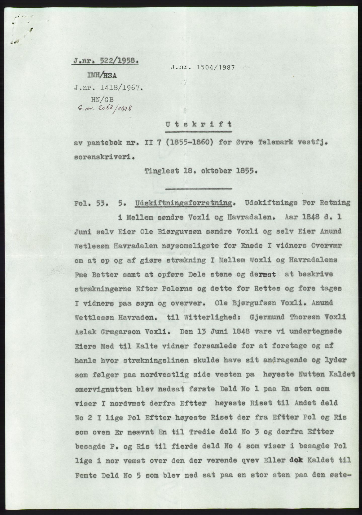 Statsarkivet i Kongsberg, SAKO/A-0001, 1958, s. 364