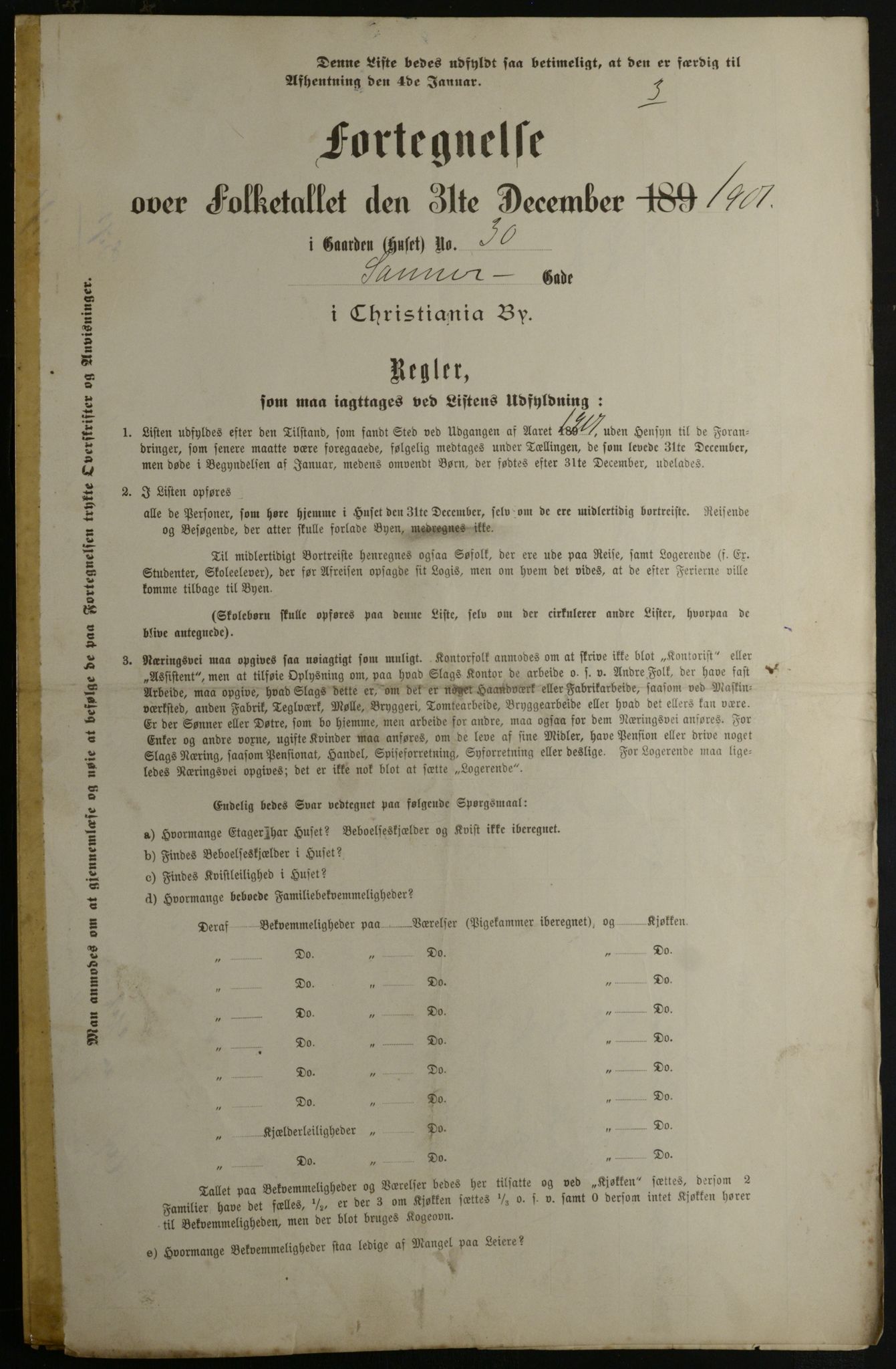 OBA, Kommunal folketelling 31.12.1901 for Kristiania kjøpstad, 1901, s. 13836