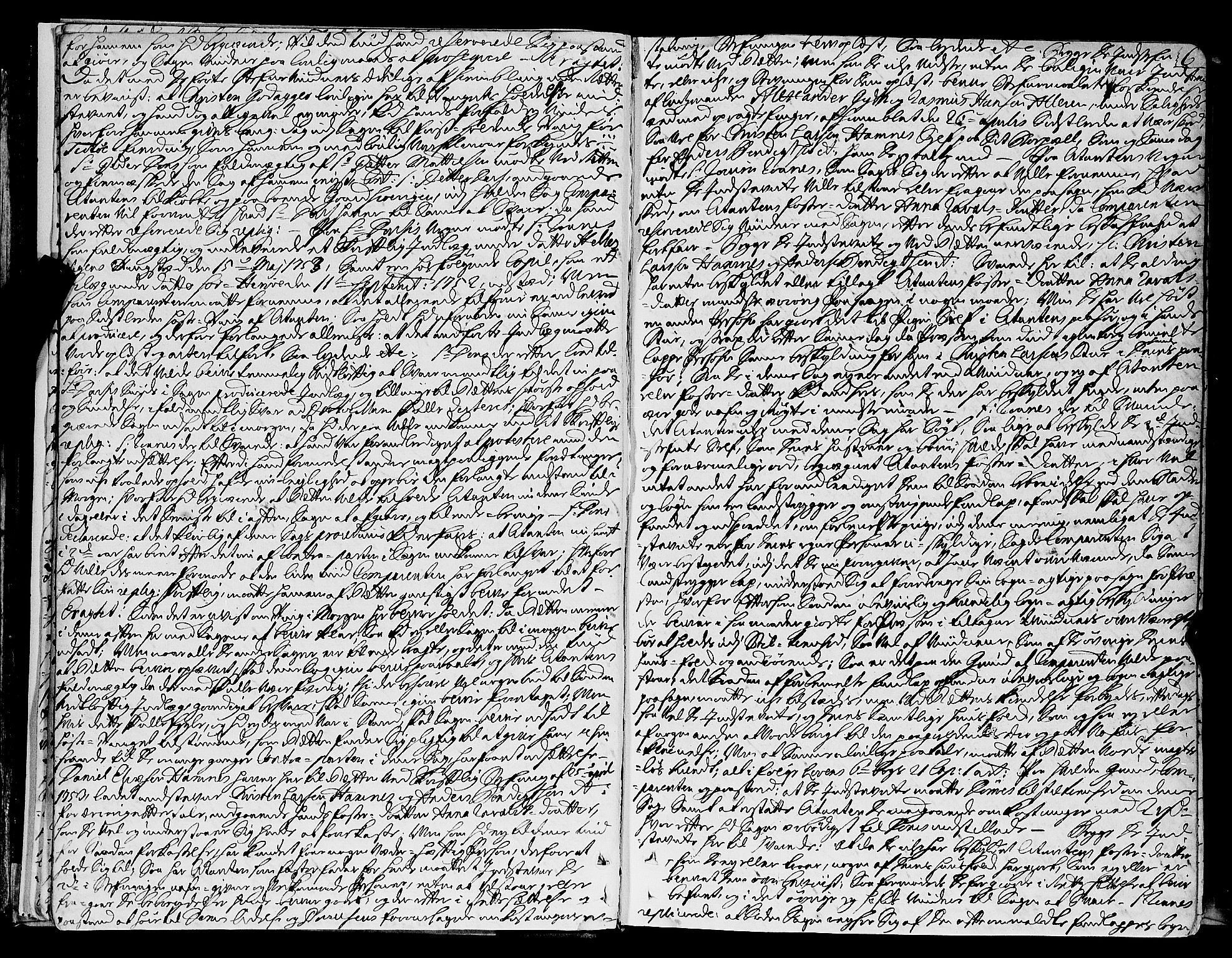 Helgeland sorenskriveri, AV/SAT-A-0004/1/1A/L0015: Tingbok 15A, 1753-1755, s. 6