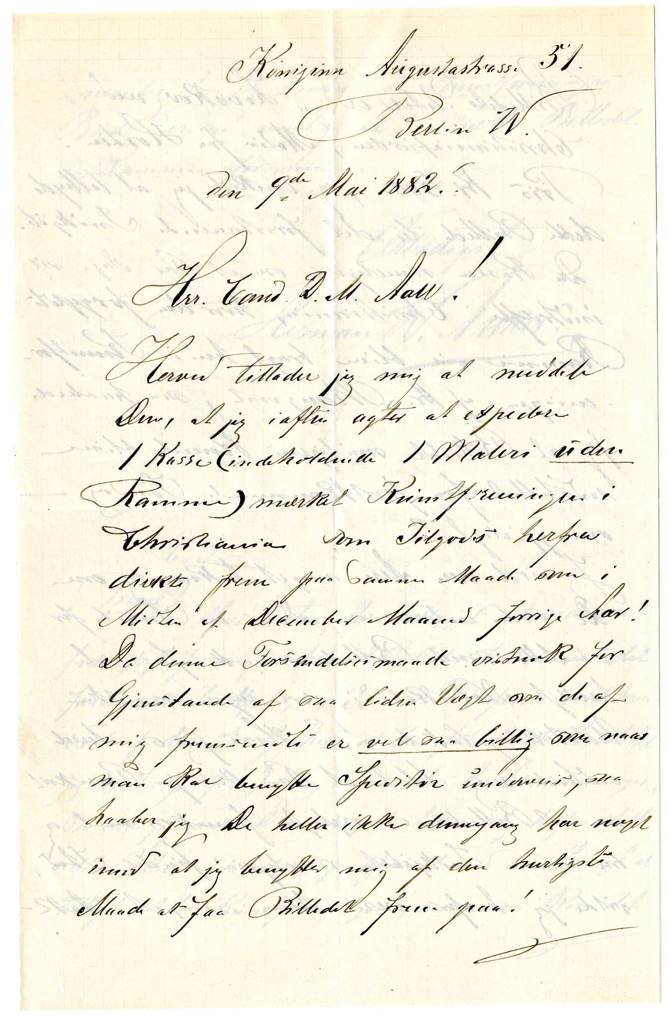 Diderik Maria Aalls brevsamling, NF/Ark-1023/F/L0001: D.M. Aalls brevsamling. A - B, 1738-1889, s. 521