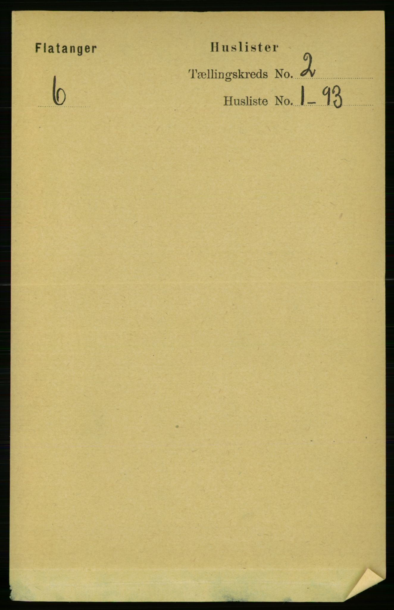 RA, Folketelling 1891 for 1749 Flatanger herred, 1891, s. 615
