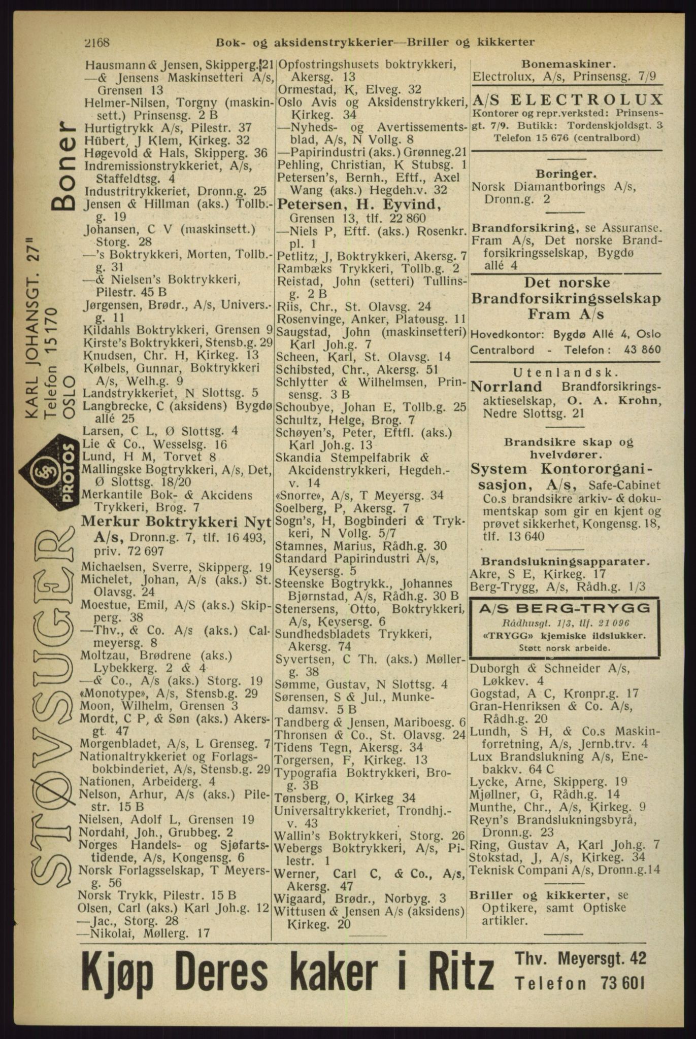 Kristiania/Oslo adressebok, PUBL/-, 1933, s. 2168