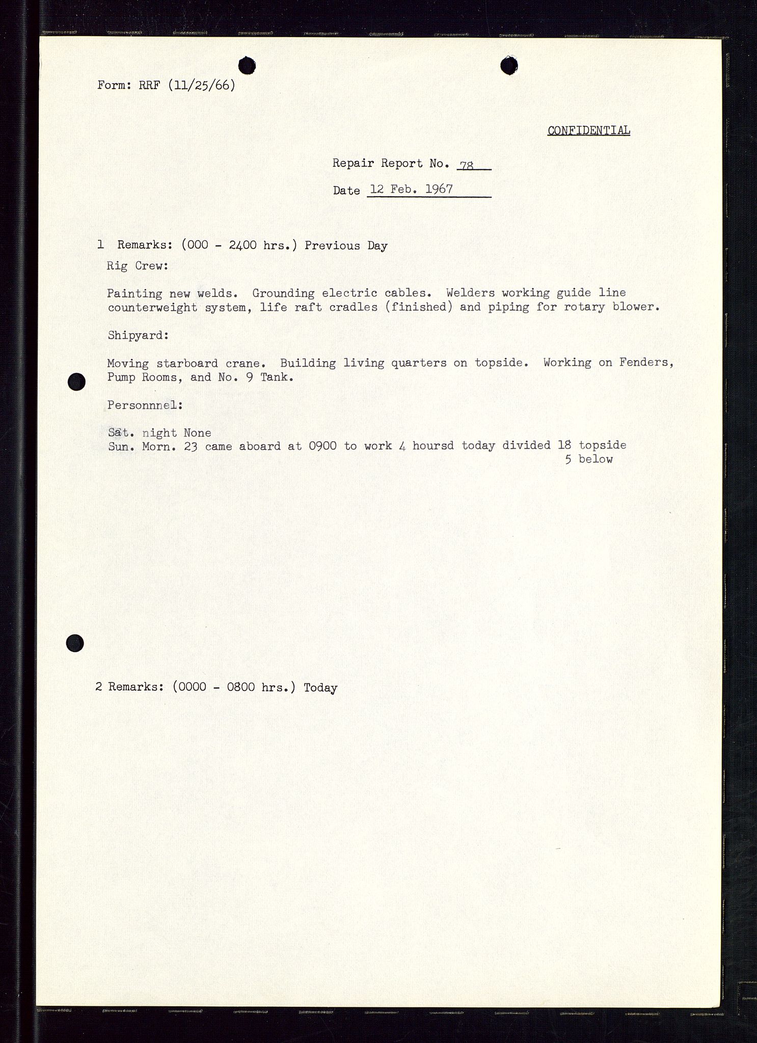 Pa 1512 - Esso Exploration and Production Norway Inc., AV/SAST-A-101917/E/Ea/L0012: Well 25/11-1 og Well 25/10-3, 1966-1967, s. 16