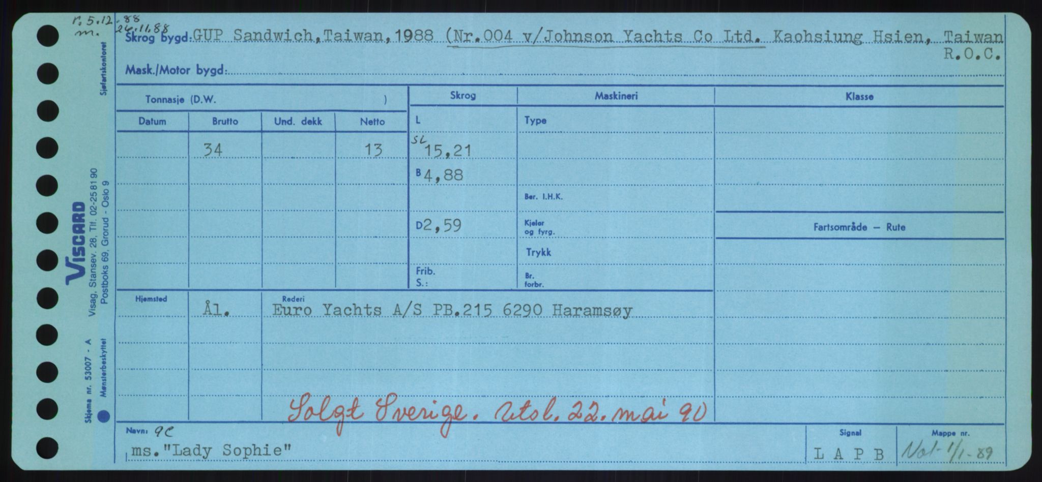 Sjøfartsdirektoratet med forløpere, Skipsmålingen, RA/S-1627/H/Hd/L0022: Fartøy, L-Lia, s. 53