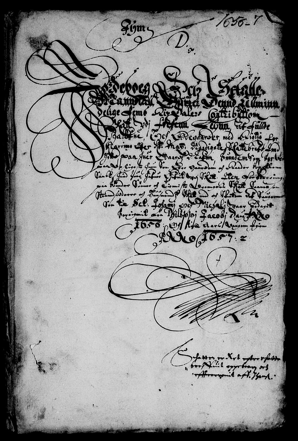 Rentekammeret inntil 1814, Reviderte regnskaper, Lensregnskaper, RA/EA-5023/R/Rb/Rbw/L0126: Trondheim len, 1656-1657