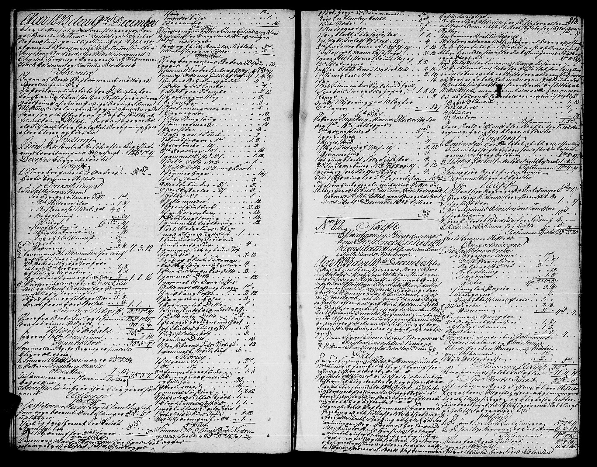 Salten sorenskriveri, AV/SAT-A-4578/1/3/3A/L0047: Skifteprotokoll 21b, 1823-1826, s. 212b-213a