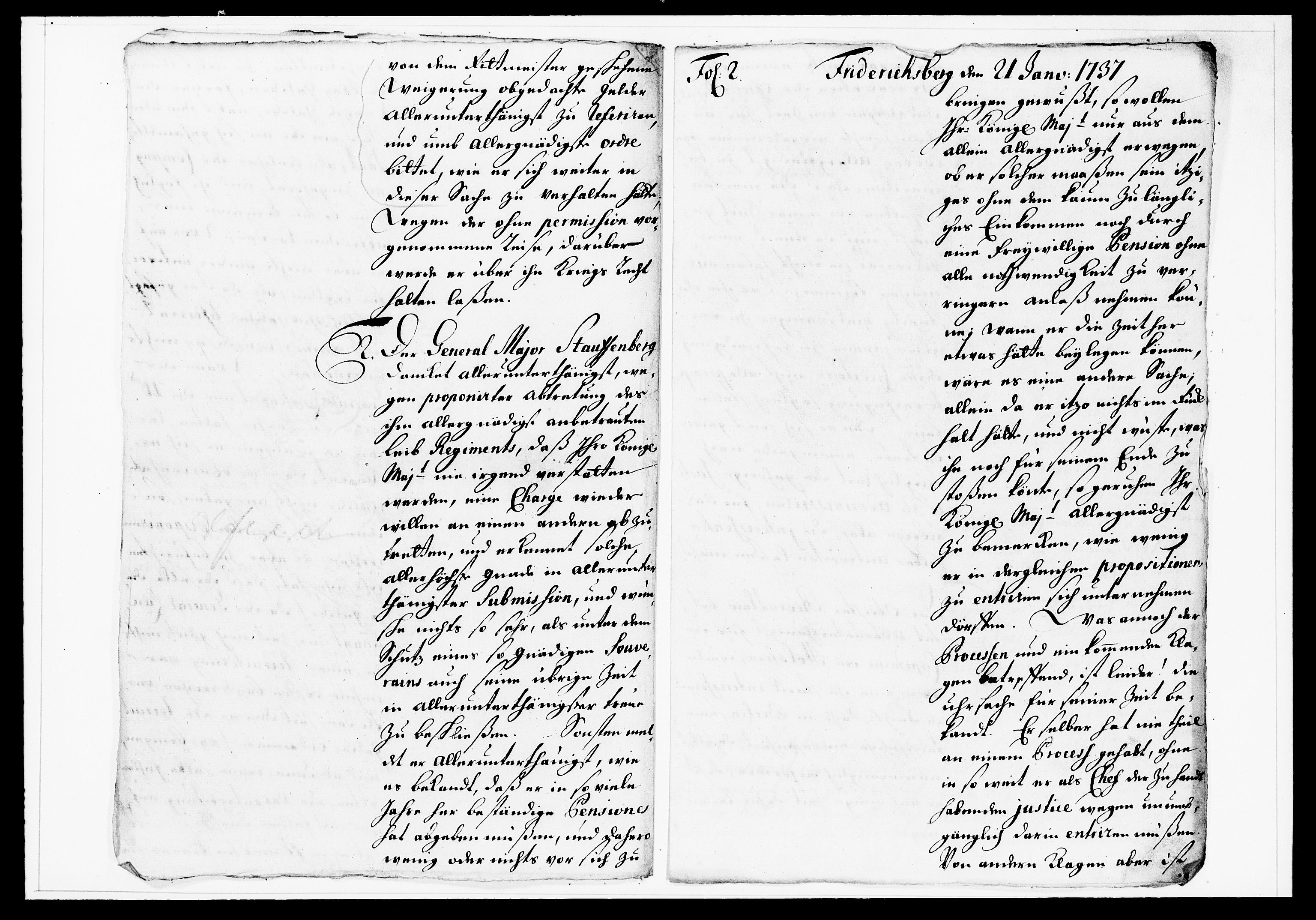 Krigskollegiet, Krigskancelliet, DRA/A-0006/-/1138-1142: Refererede sager, 1737, s. 22